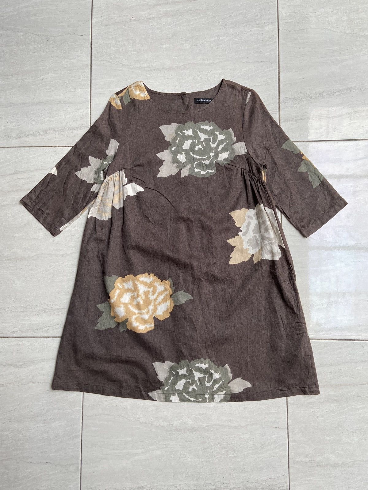 Marimekko MARIMEKKO Brown Dress Size XS / US 0-2 / IT 36-38 - 6 Thumbnail