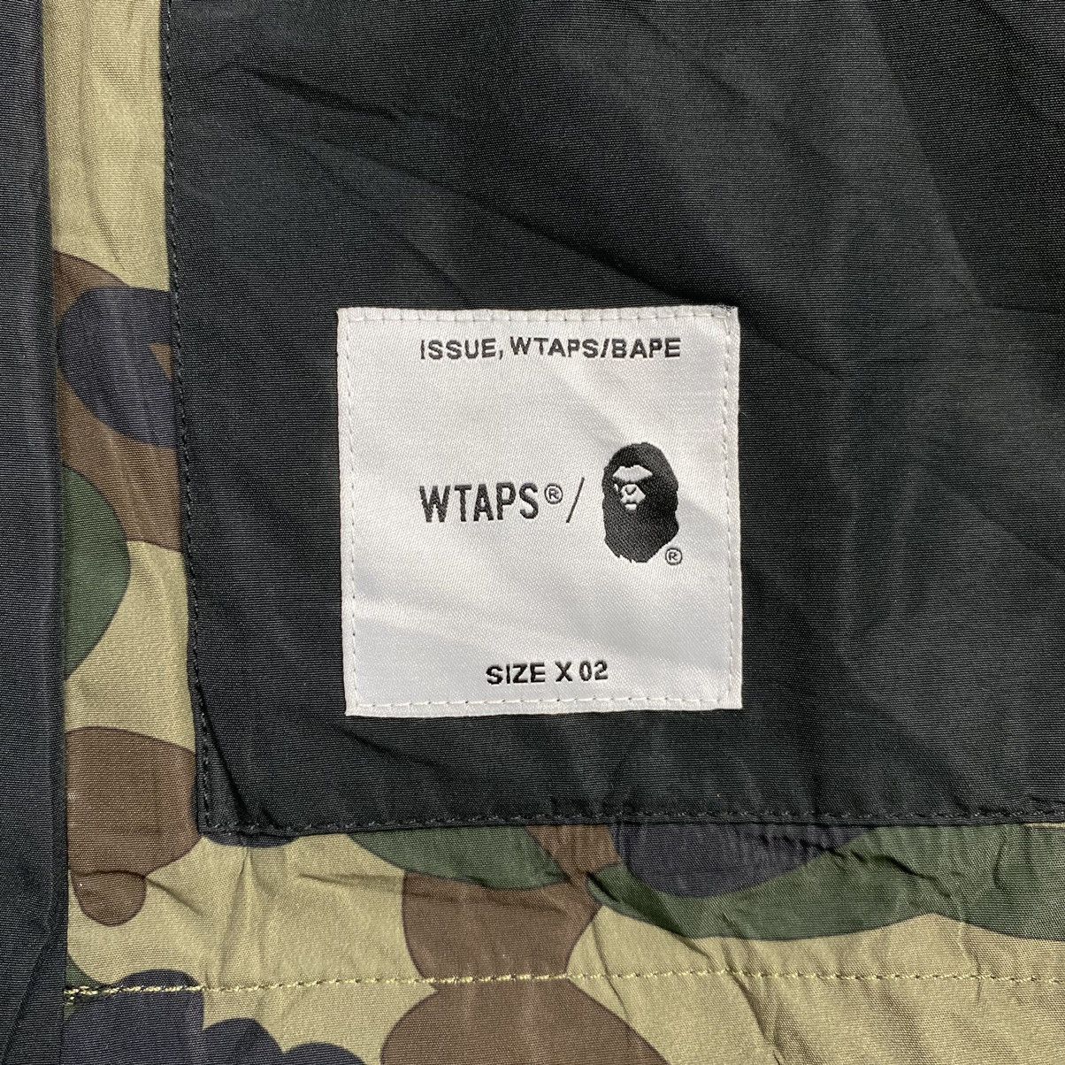 Bape × Wtaps Bape x Wtaps Fw 2017 tafeta camouflage jacket Size US M / EU 48-50 / 2 - 8 Thumbnail