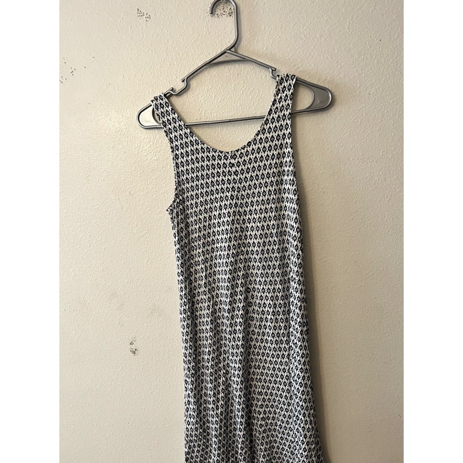 H&M H&M Women’s Dress Scoop Neck Sleeveless Cream/Black Print XS Multicolor Animal Print Shift Short Pendant Womens XS Size XS / US 0-2 / IT 36-38 - 3 Thumbnail