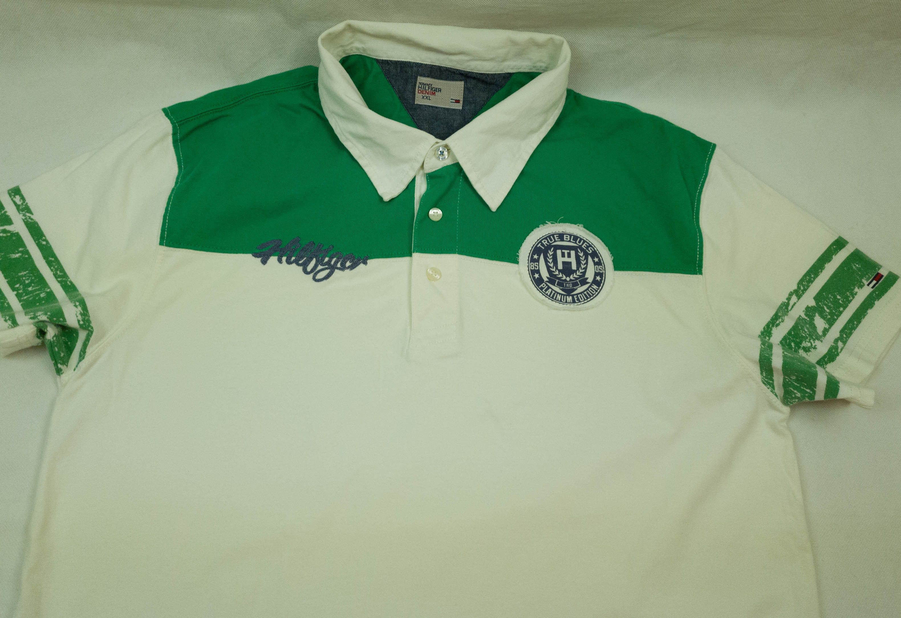 Tommy Hilfiger Hilfiger Denim mens polo top cotton size XL vgc Size US XL / EU 56 / 4 - 4 Thumbnail