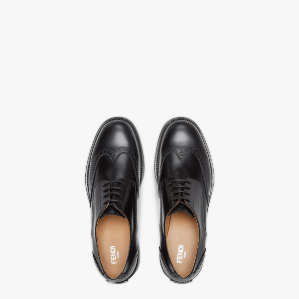Fendi o1loc1c0824 Lace Ups Shoe in Black Size US 12 / EU 45 - 3 Thumbnail