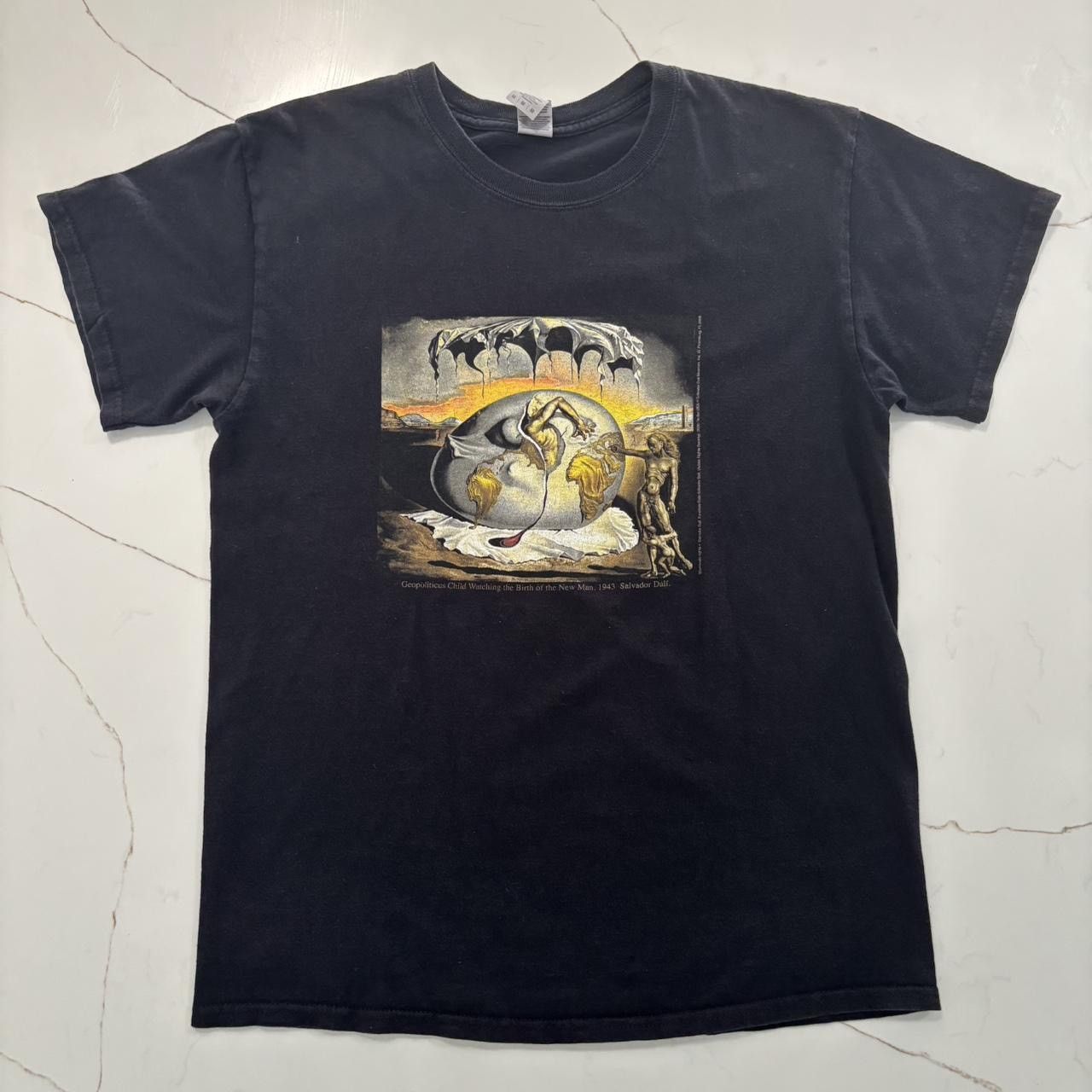 Vintage Vintage Dali Tee Geopoliticus Child Art T-Shirt Size US M / EU 48-50 / 2 - 1 Thumbnail