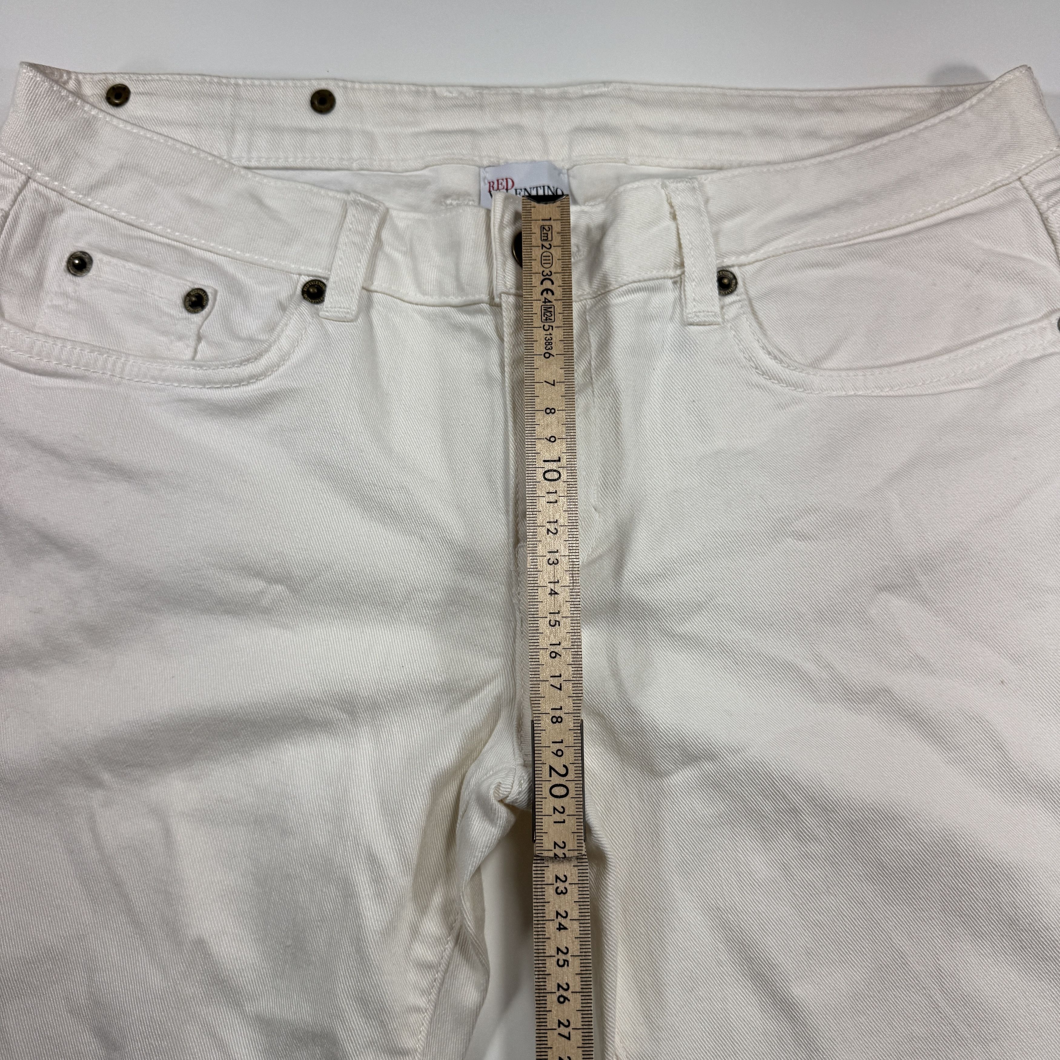 Valentino Valentino White Slim Crop Jeans Size 30" / US 8 / IT 44 - 5 Thumbnail