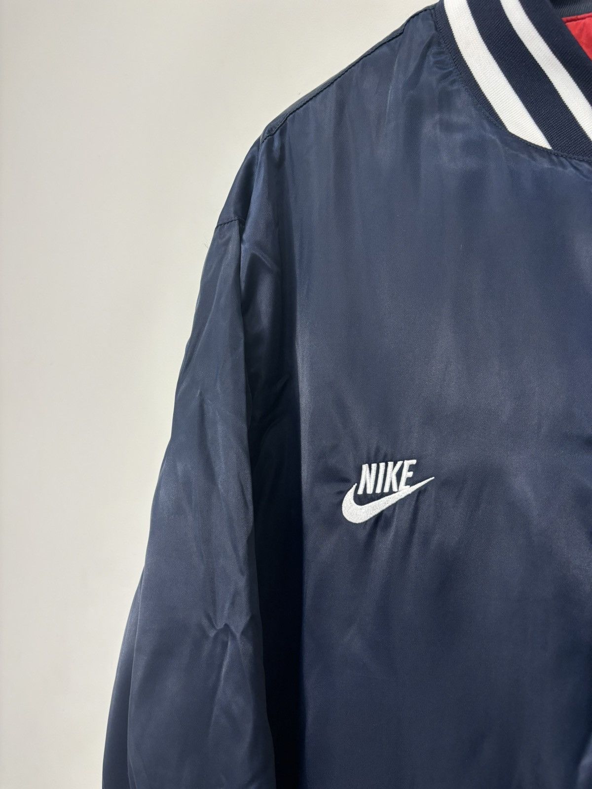 Nike Vintage Nike NSW Rare Hype Satin Varsity Bomber Jacket Size US XXL / EU 58 / 5 - 7 Thumbnail