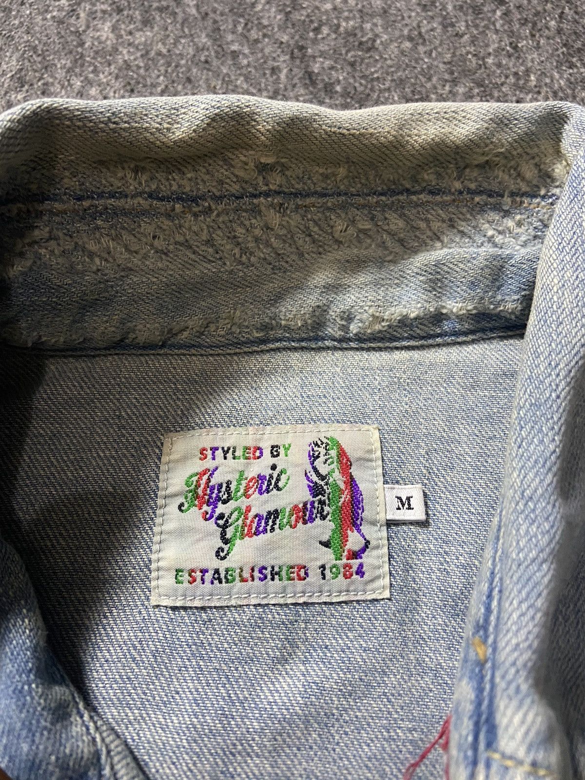 Hysteric Glamour × Japanese Brand Vintage hysteric glamour denim shirt women Size M / US 6-8 / IT 42-44 - 6 Thumbnail