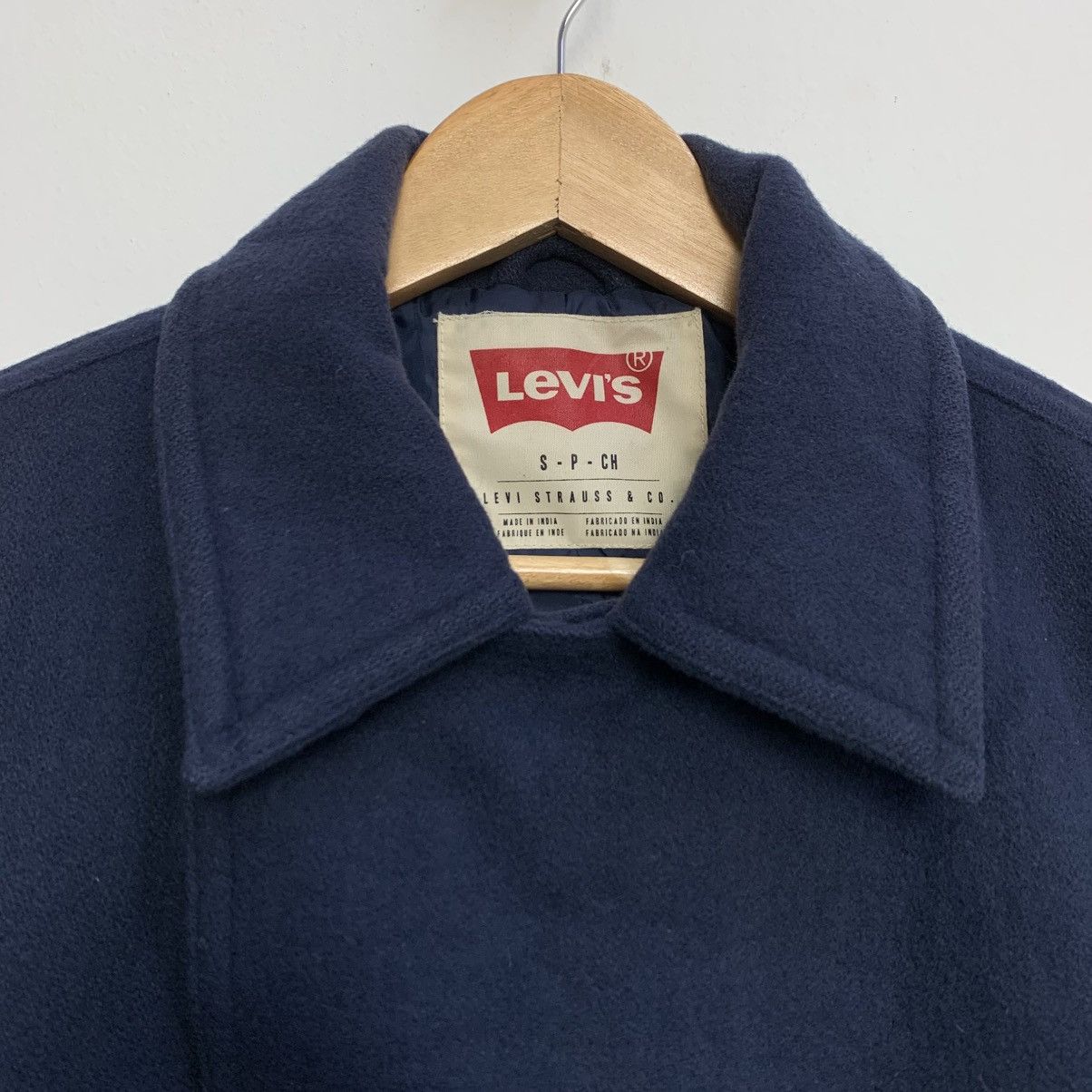 Levi's Levi’s Navy Wool Peacoat Double-Breasted Grail (S) Size US S / EU 44-46 / 1 - 5 Thumbnail