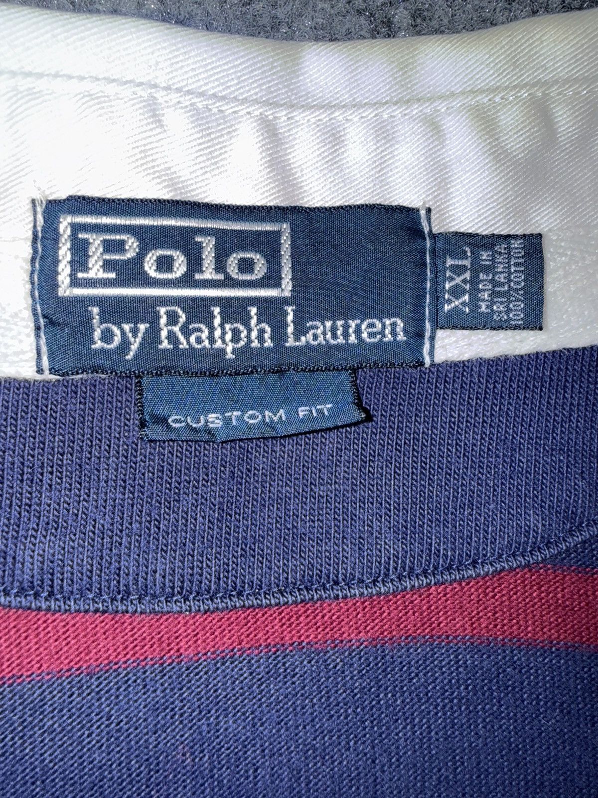 Polo Ralph Lauren Polo Ralph Lauren Striped Lion Crest Rugby XXL Size US XXL / EU 58 / 5 - 5 Thumbnail