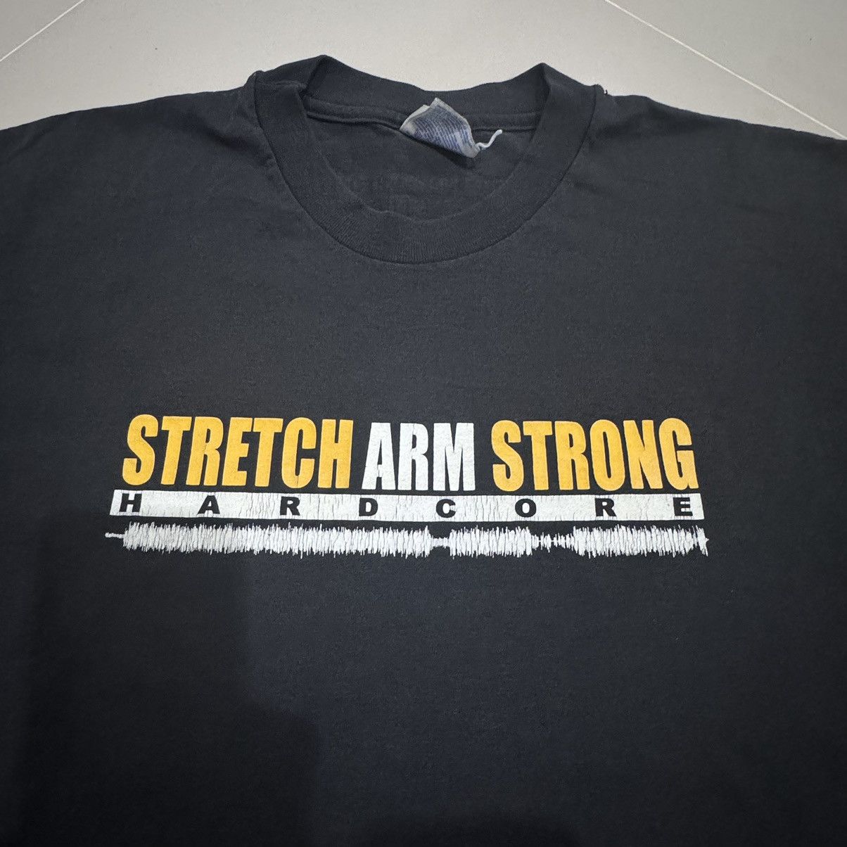 Band Tees × Vintage Vintage 90s Stretch Arm Strong - Hardcore Size US L / EU 52-54 / 3 - 1 Thumbnail