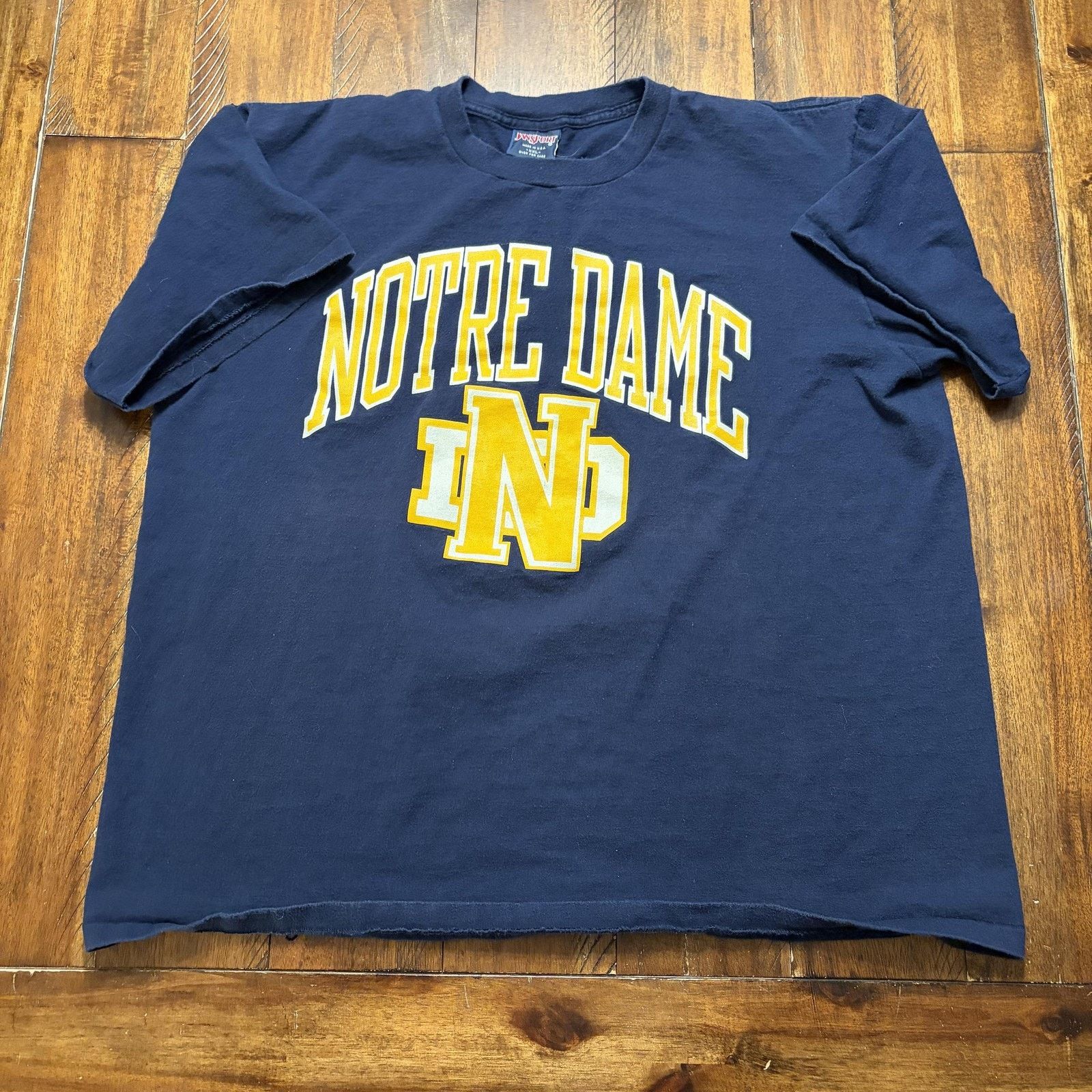 Jansport Vtg Notre Dame Fighting Irish Shirt Mens 2XL JanSport 90s Size US XXL / EU 58 / 5 - 2 Thumbnail