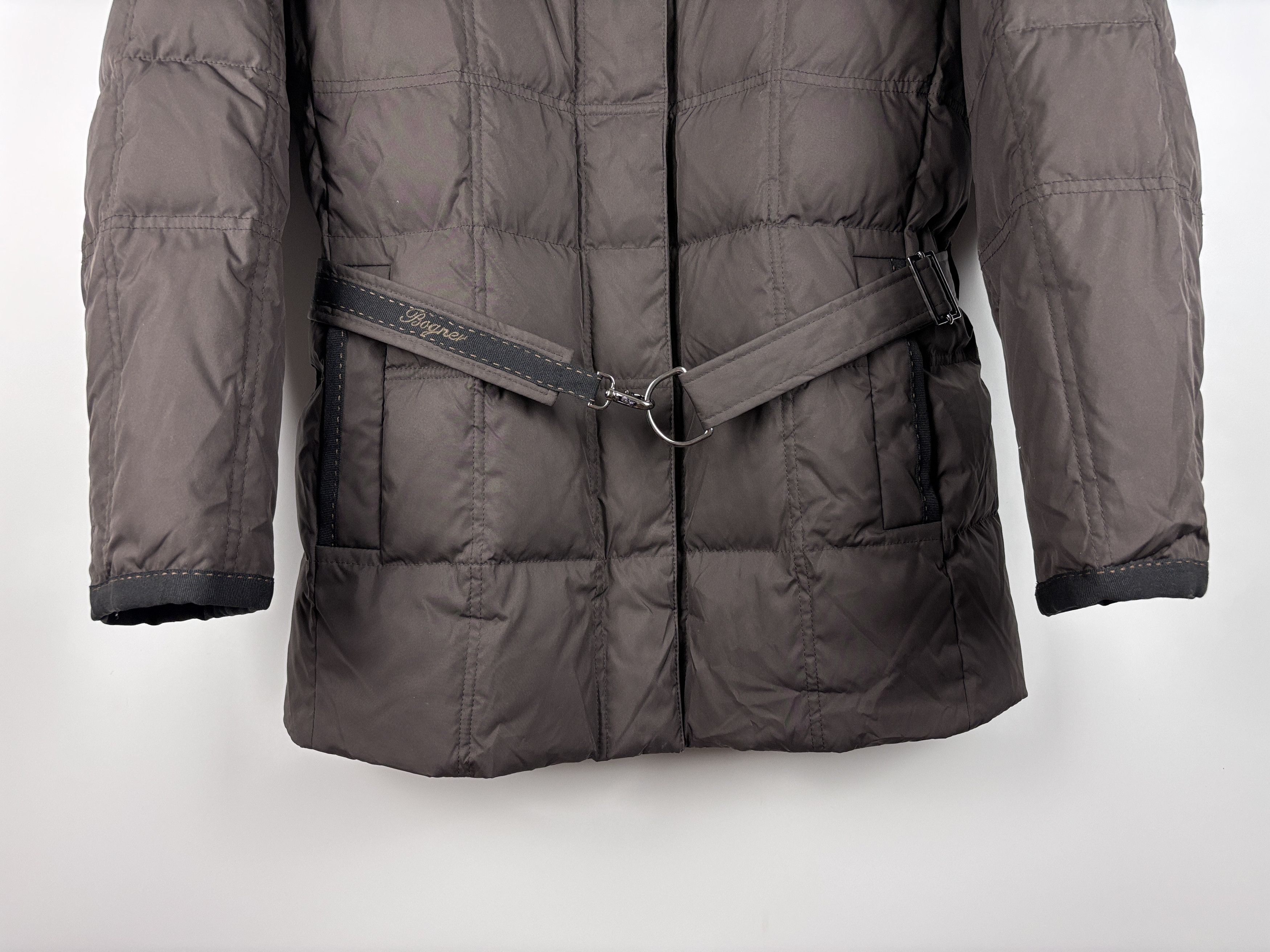 Bogner Womens Bogner Down Quilted Jacket Brown Size US 10 Size L / US 10 / IT 46 - 3 Thumbnail