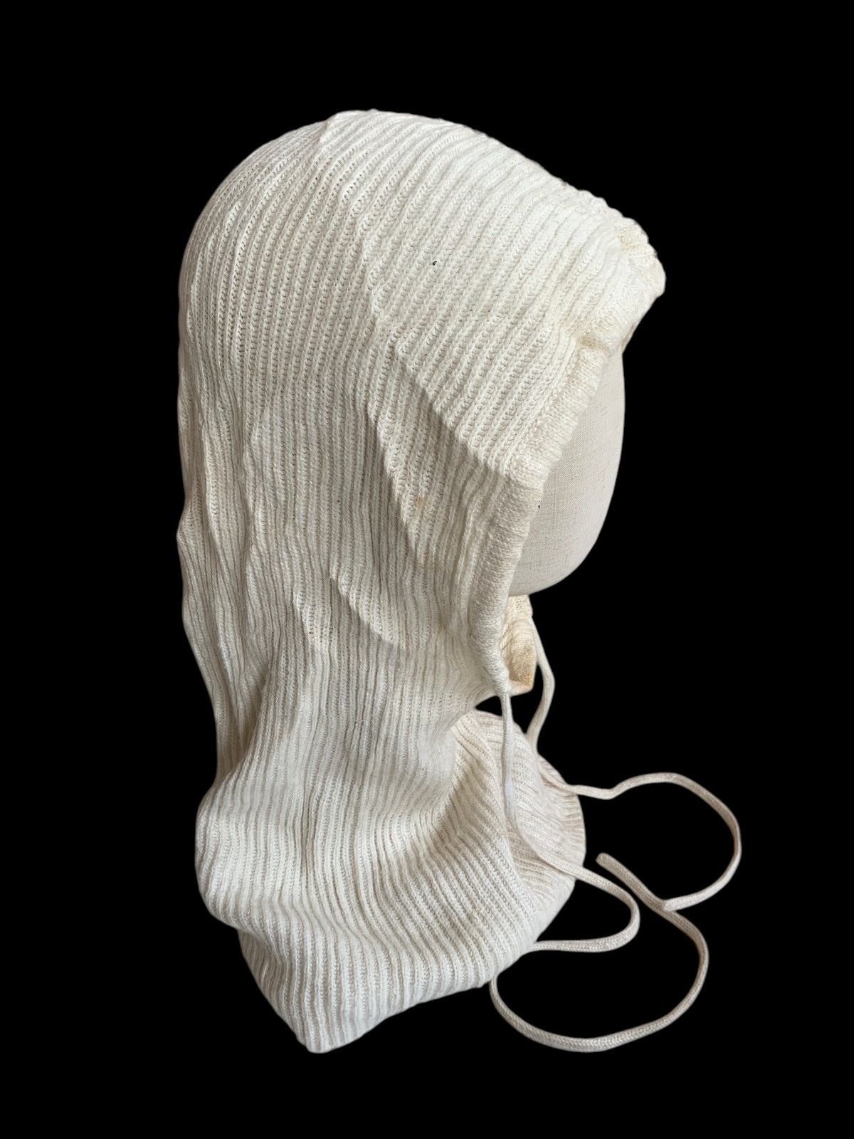 Japanese Brand × Vintage Knitted Balaclava Hoodie Streetwear Winter Sessions Hats Size ONE SIZE - 4 Thumbnail