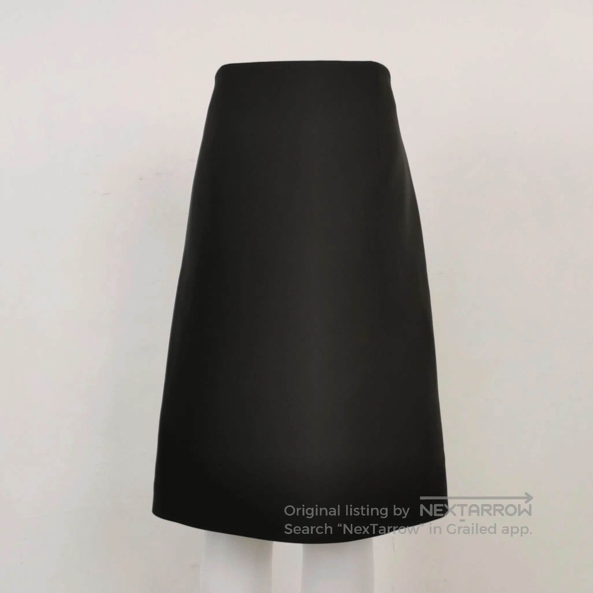 Prada Prada Black Wool Blend Midi Skirt Size 4. Size 39" - 1 Thumbnail