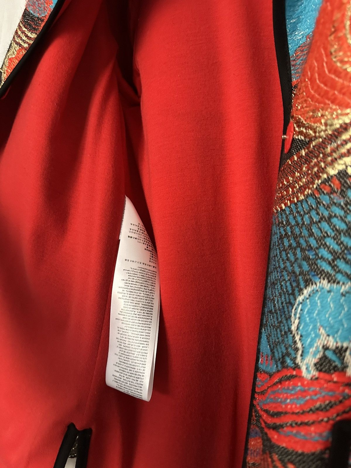 Giorgio Armani Pre-Fall 2017 Cashmere Embroidered Coat
