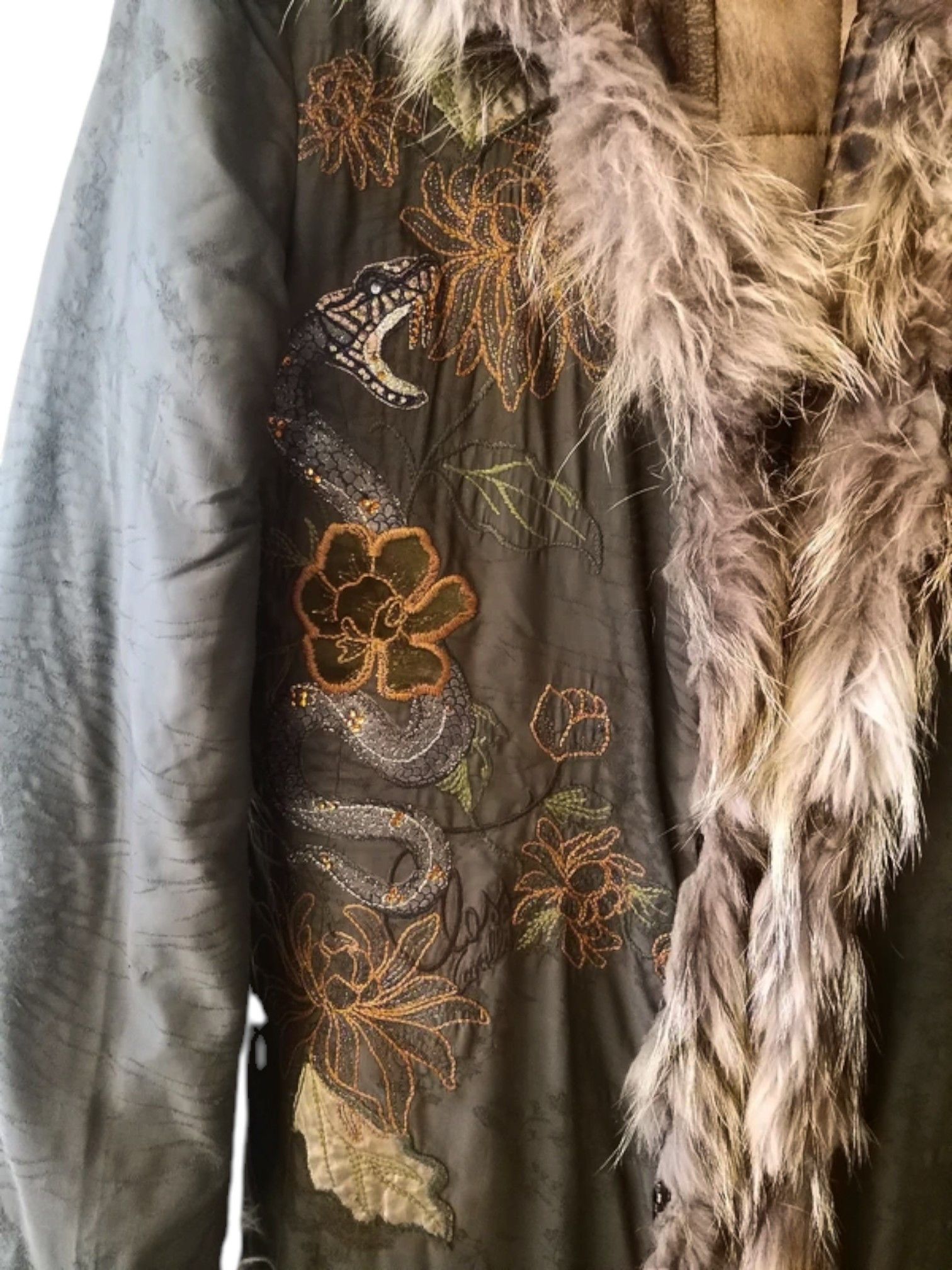 Just Cavalli Class Roberto Cavalli Reversible Leopard Print Fur Coat Size M / US 6-8 / IT 42-44 - 5 Thumbnail