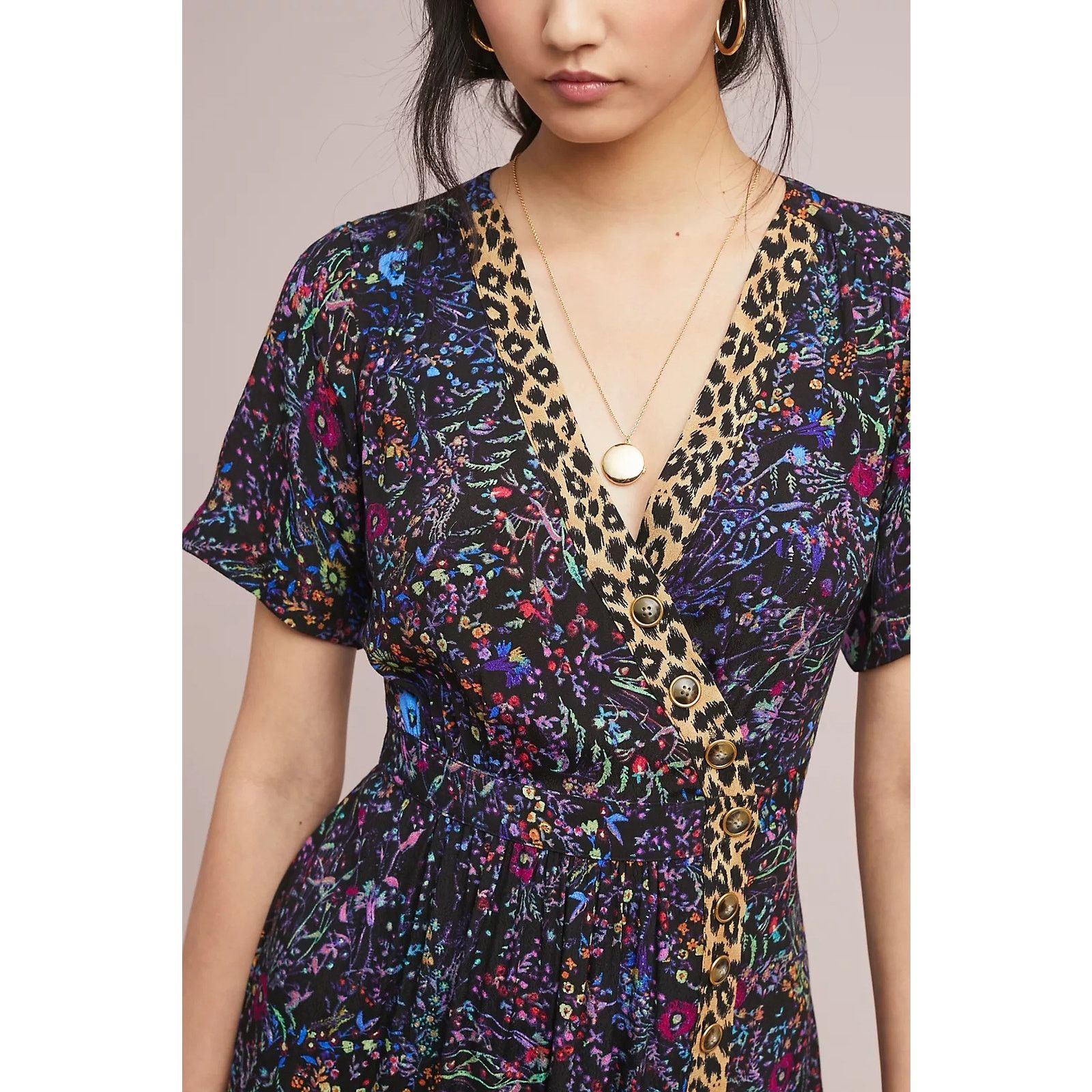 Anthropologie New ANTHROPOLOGIE by Maeve Morgan Dress $148 SIZE 2 Floral Size XS / US 0-2 / IT 36-38 - 2 Thumbnail