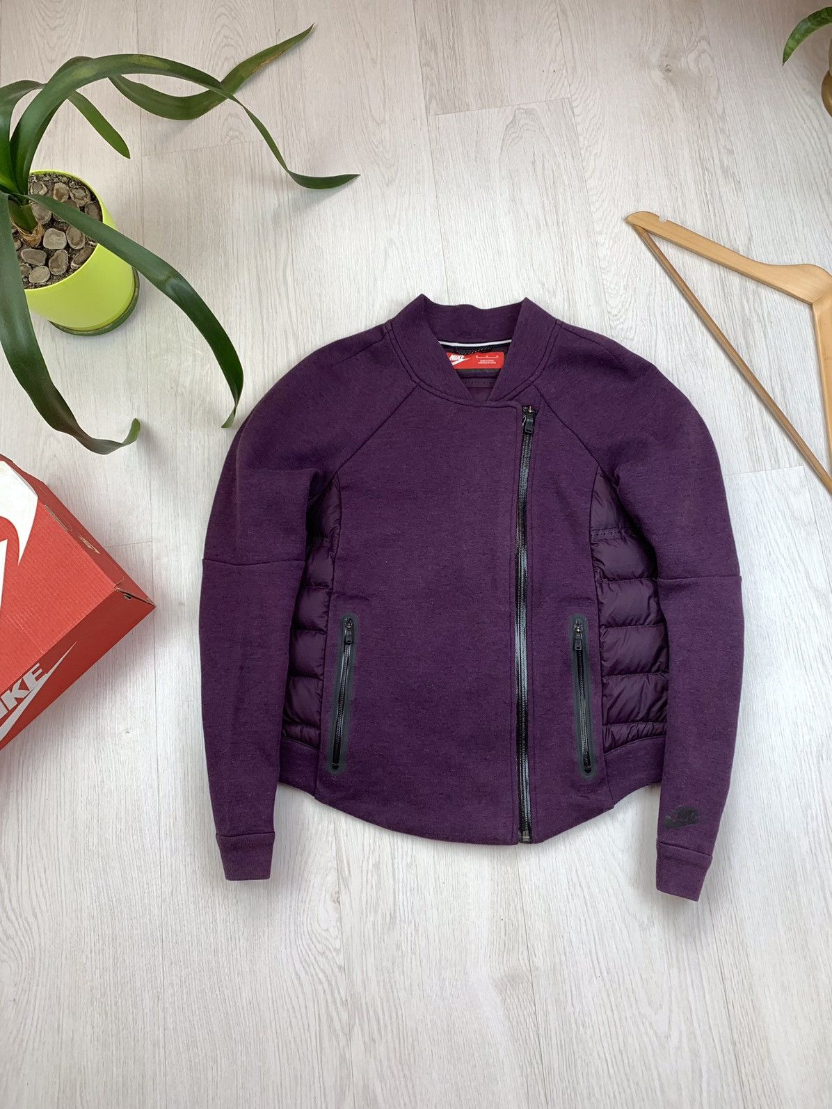 Nike Nike Tech Fleece Aeroloft Women's Down Bomber Jacket Size M Size M / US 6-8 / IT 42-44 - 1 Thumbnail