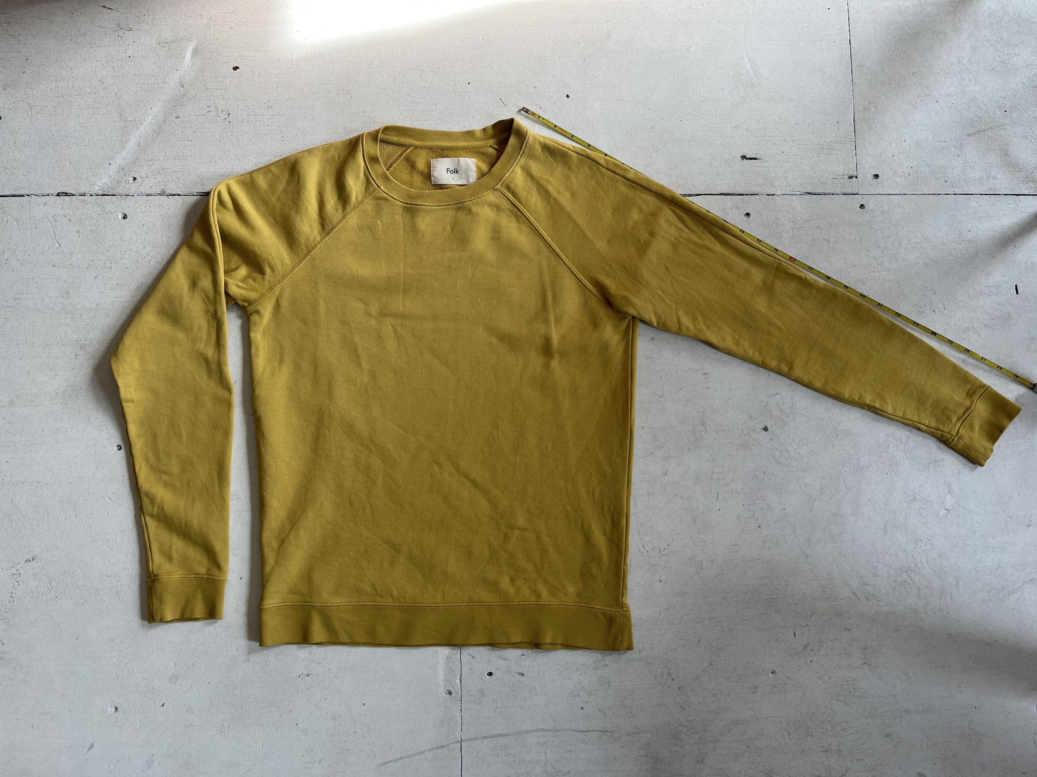 Folk Yellow Sweatshirt Size US XS / EU 42 / 0 - 5 Thumbnail