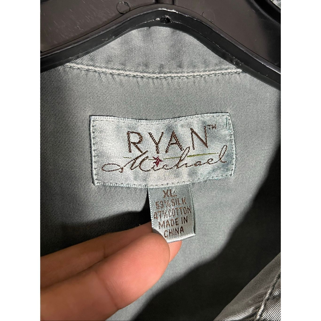 Other Ryan Michael Silk Pearl Snap Western Long Sleeve Button Shir Size US XL / EU 56 / 4 - 5 Thumbnail