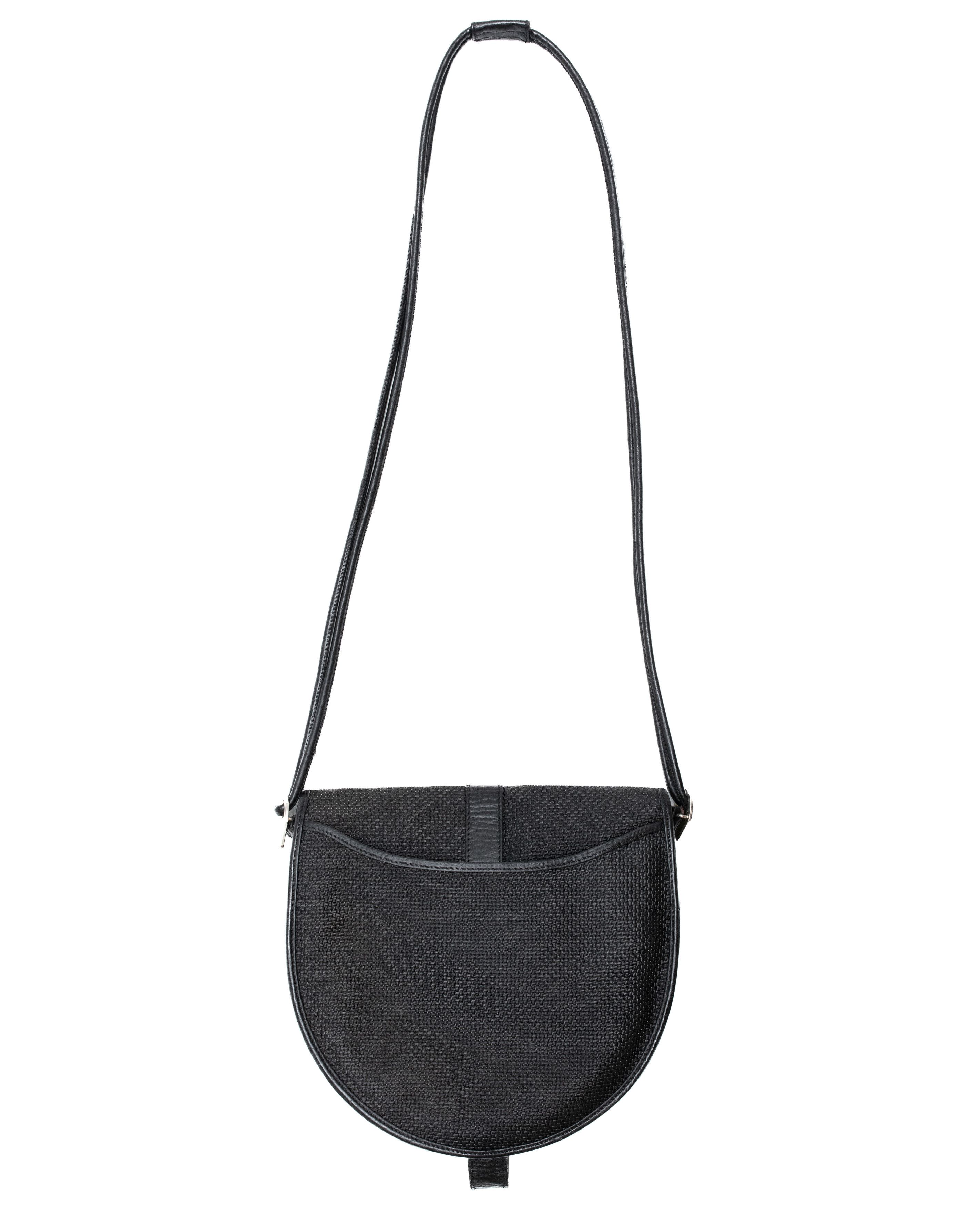Yves Saint Laurent YVES SAINT LAURENT 80s Vintage Canvas Leather Shoulder Bag Size ONE SIZE - 4 Thumbnail