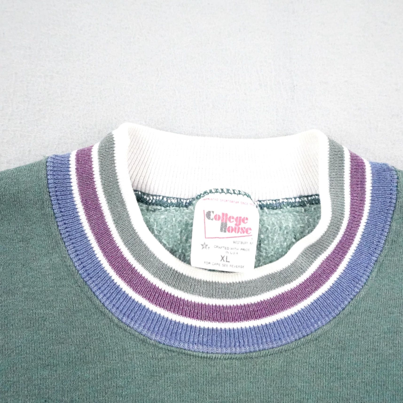 Vintage VINTAGE Interlochen Sweatshirt Mens XL Green Center For Arts Crew Pullover 90s Size US XL / EU 56 / 4 - 2 Thumbnail