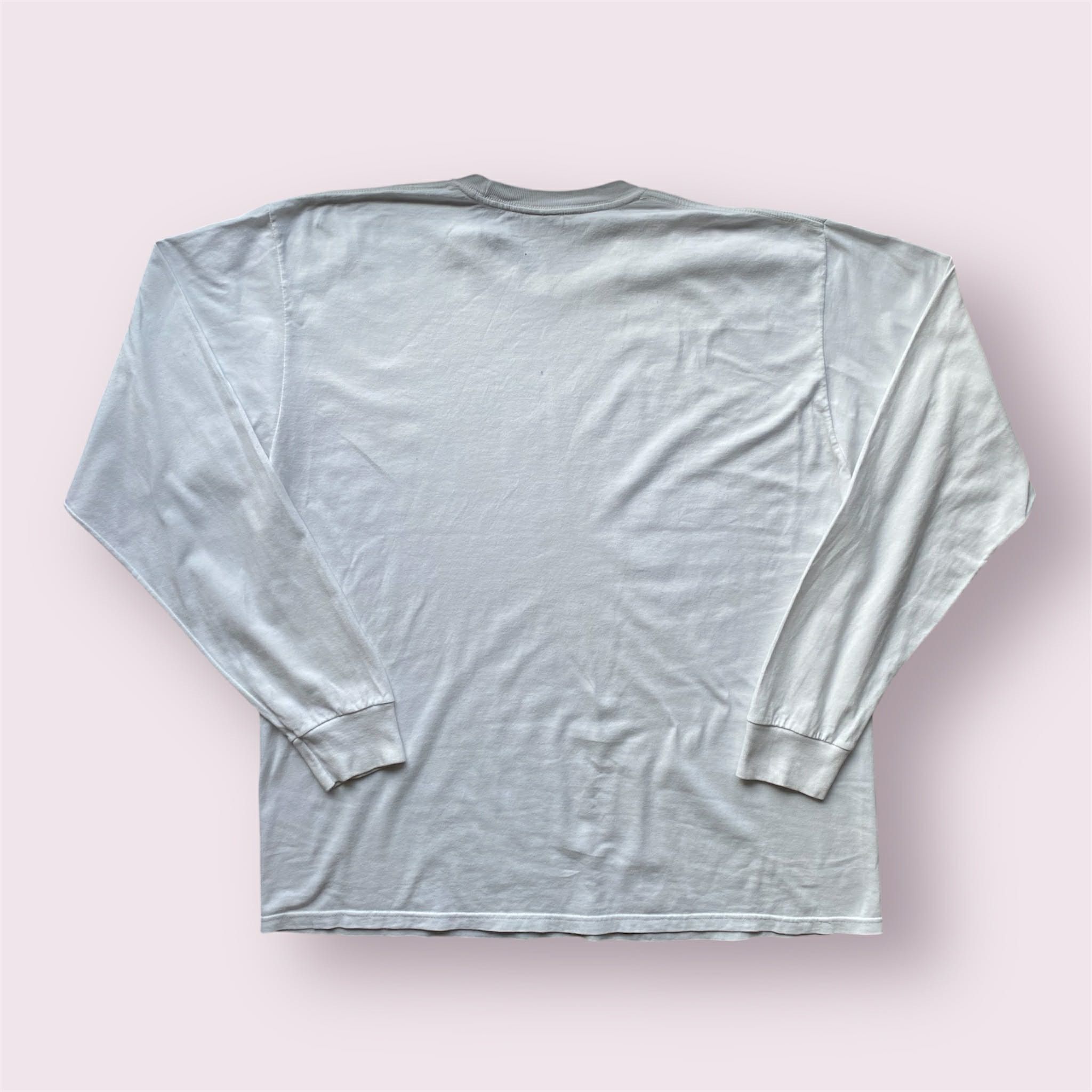 Stussy Stussy White Long Sleeve Basic Clean Front Logo Size US XL / EU 56 / 4 - 2 Thumbnail