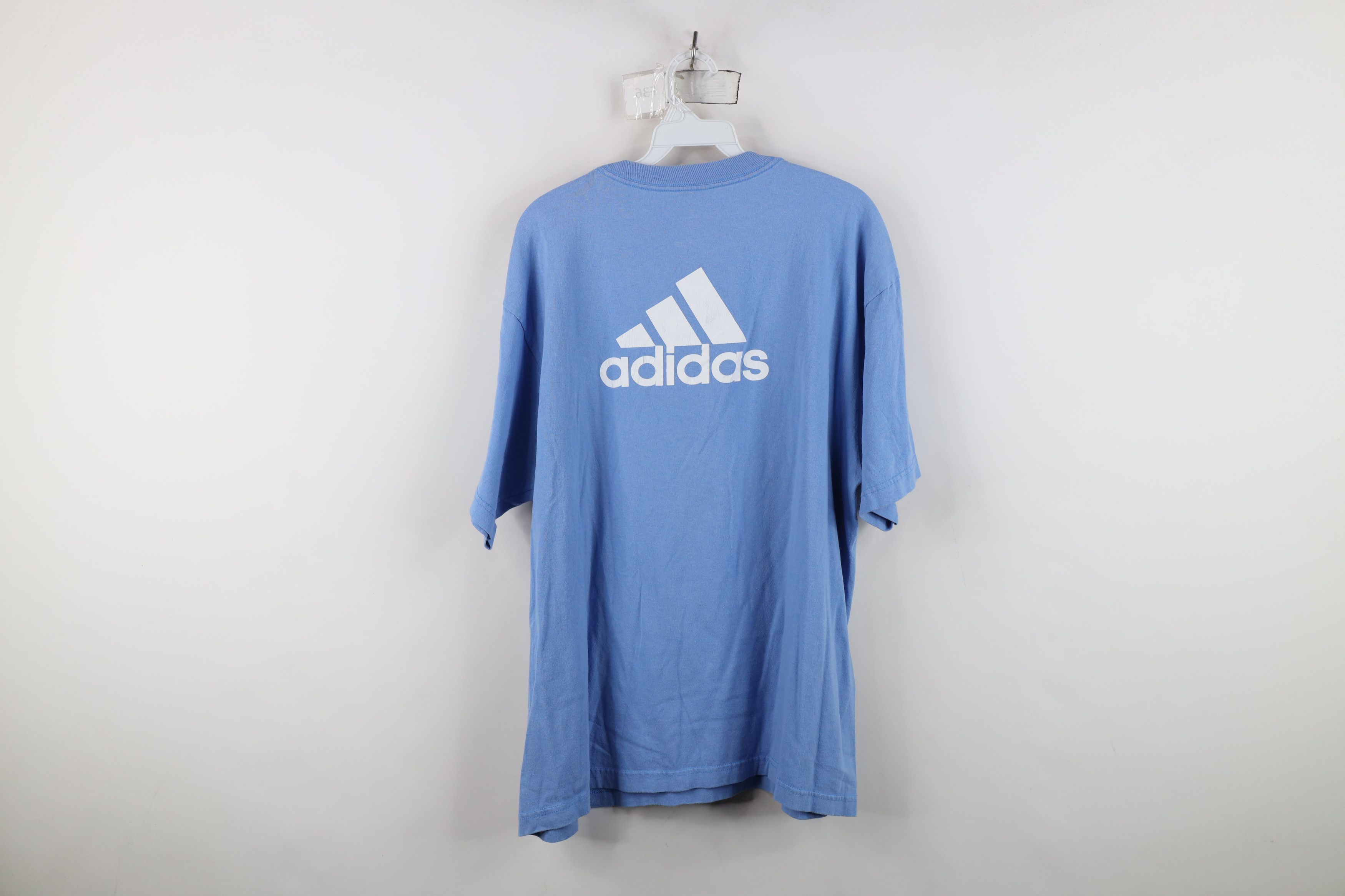 Adidas Vintage Adidas Madonna University Volleyball T-Shirt Blue Size US L / EU 52-54 / 3 - 9 Thumbnail