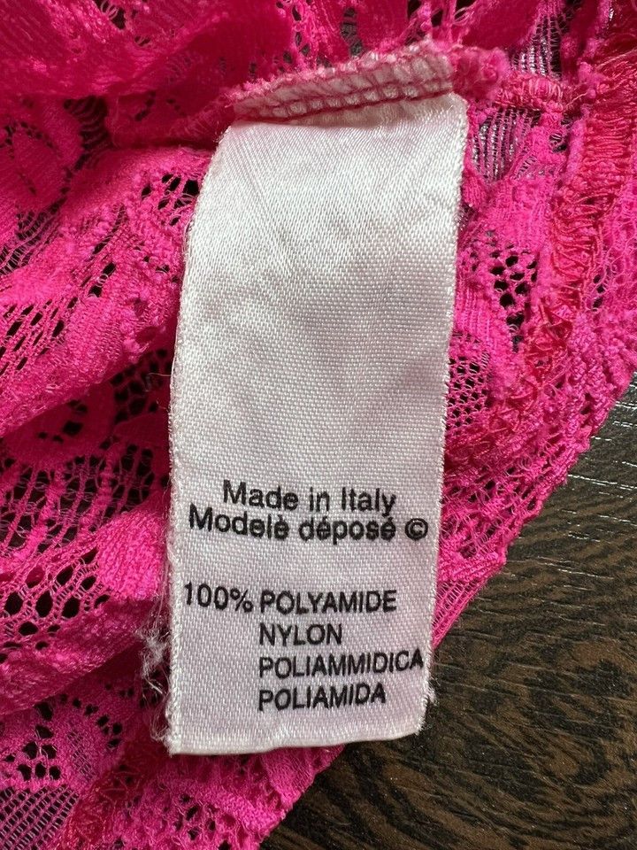 Kenzo KENZO T-shirt Lace Polyamide Pink Size S/M Made In Italy Size M / US 6-8 / IT 42-44 - 14 Thumbnail