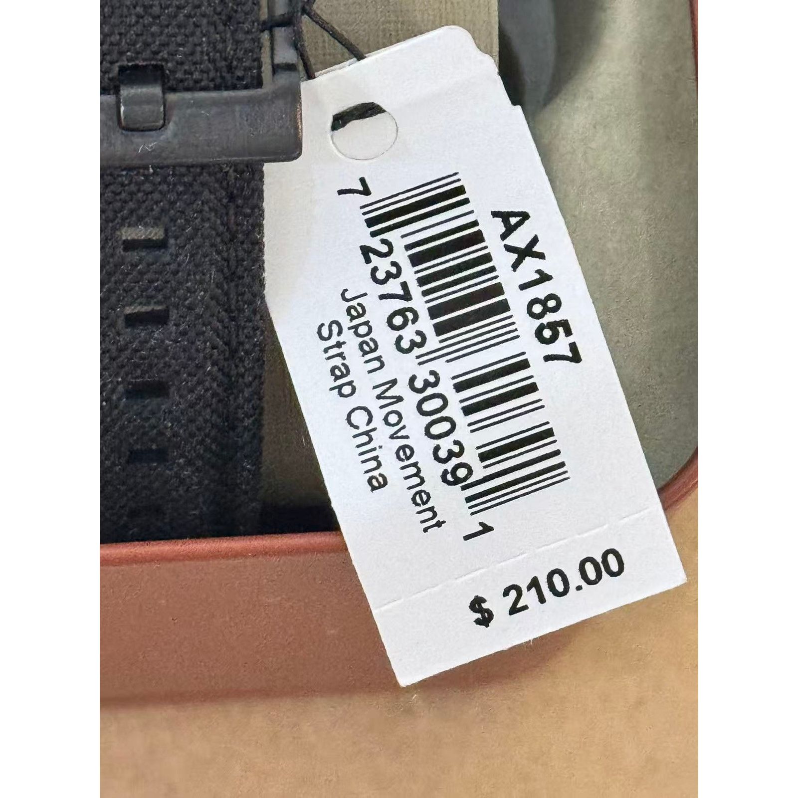 Armani Exchange Exchange Armani AX1857 Watch With Black Dial Fibers Belt Size ONE SIZE - 3 Thumbnail