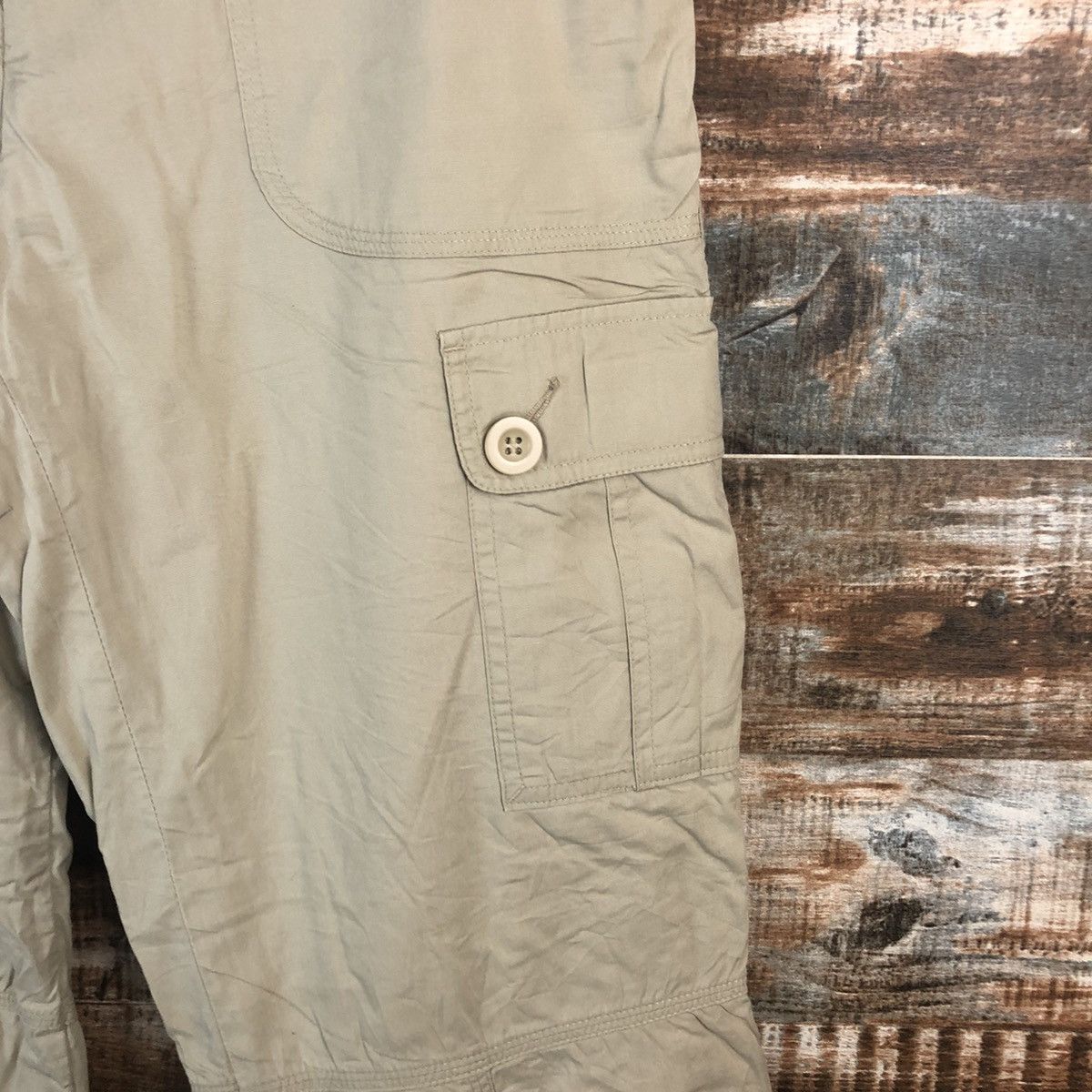 Japanese Brand DL Japanese Brand Gray Cargo Multipocket Pants #C662 Size US 27 - 10 Thumbnail