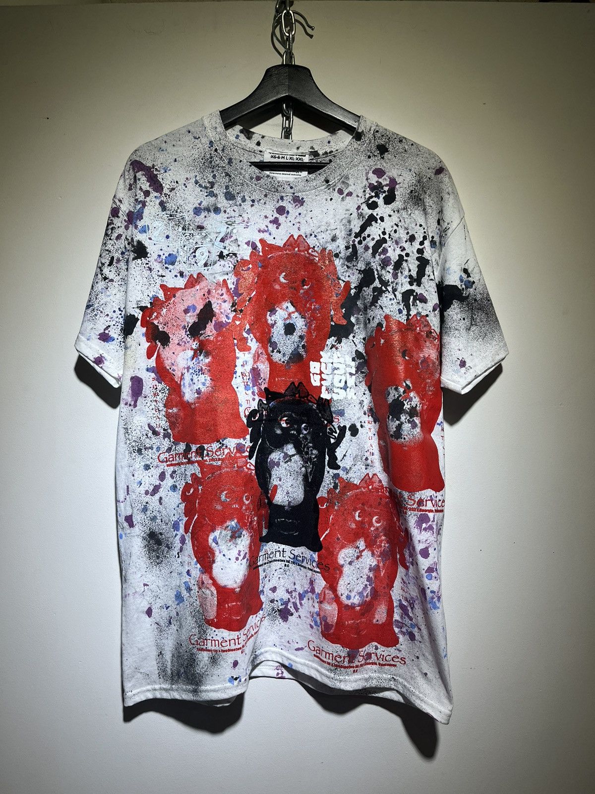 image of 292 Raccoon Dog T in White, Men's (Size Large)