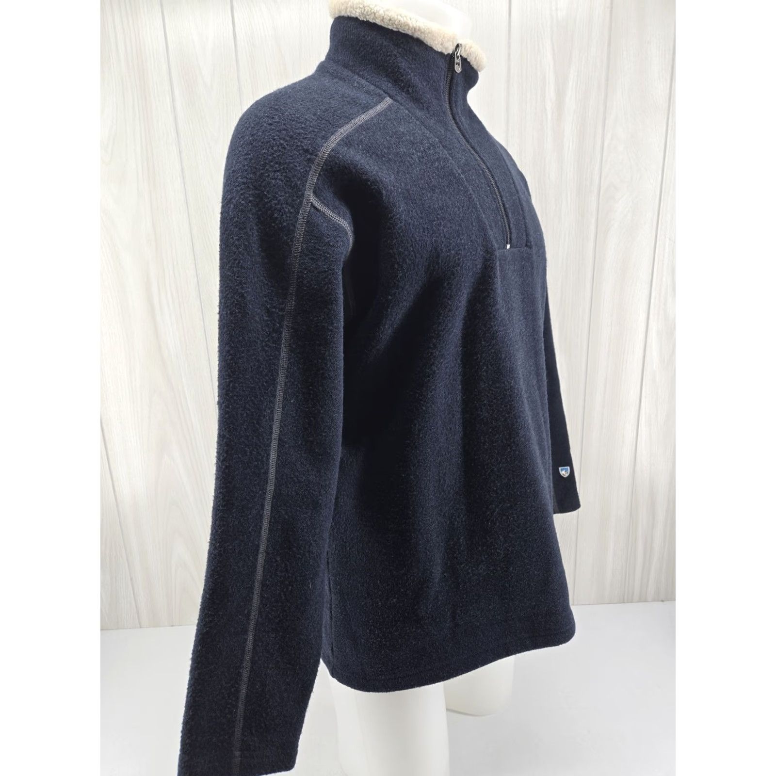 Vintage Kuhl Alfpaca Fleece 1/4 Zip Pullover Blue Men's Large Size US L / EU 52-54 / 3 - 5 Thumbnail