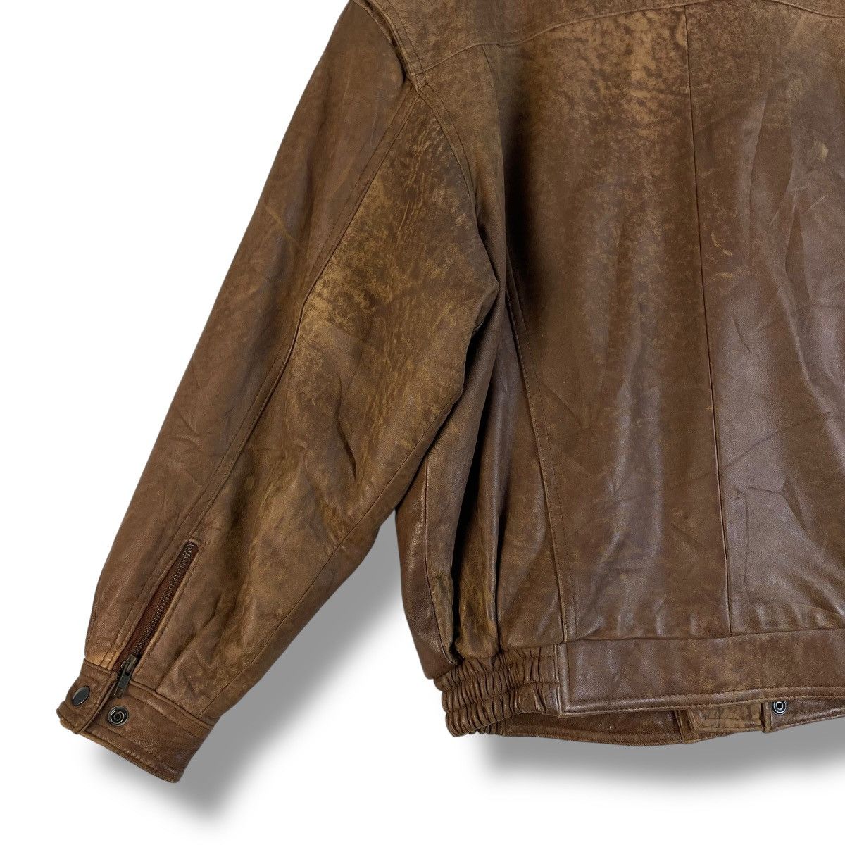 Issey Miyake VINTAGE BREAM NEW ZEALAND LAMB LEATHER JACKET Size US L / EU 52-54 / 3 - 12 Thumbnail