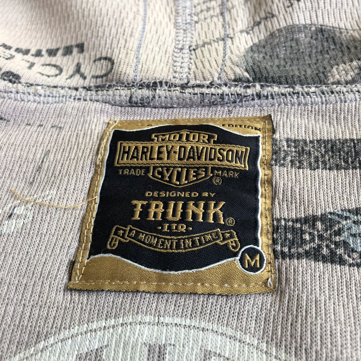 Harley Davidson Trashed🔥Vintage Harley Davidson Motorcycle Ziphoodie Size US XL / EU 56 / 4 - 17 Thumbnail