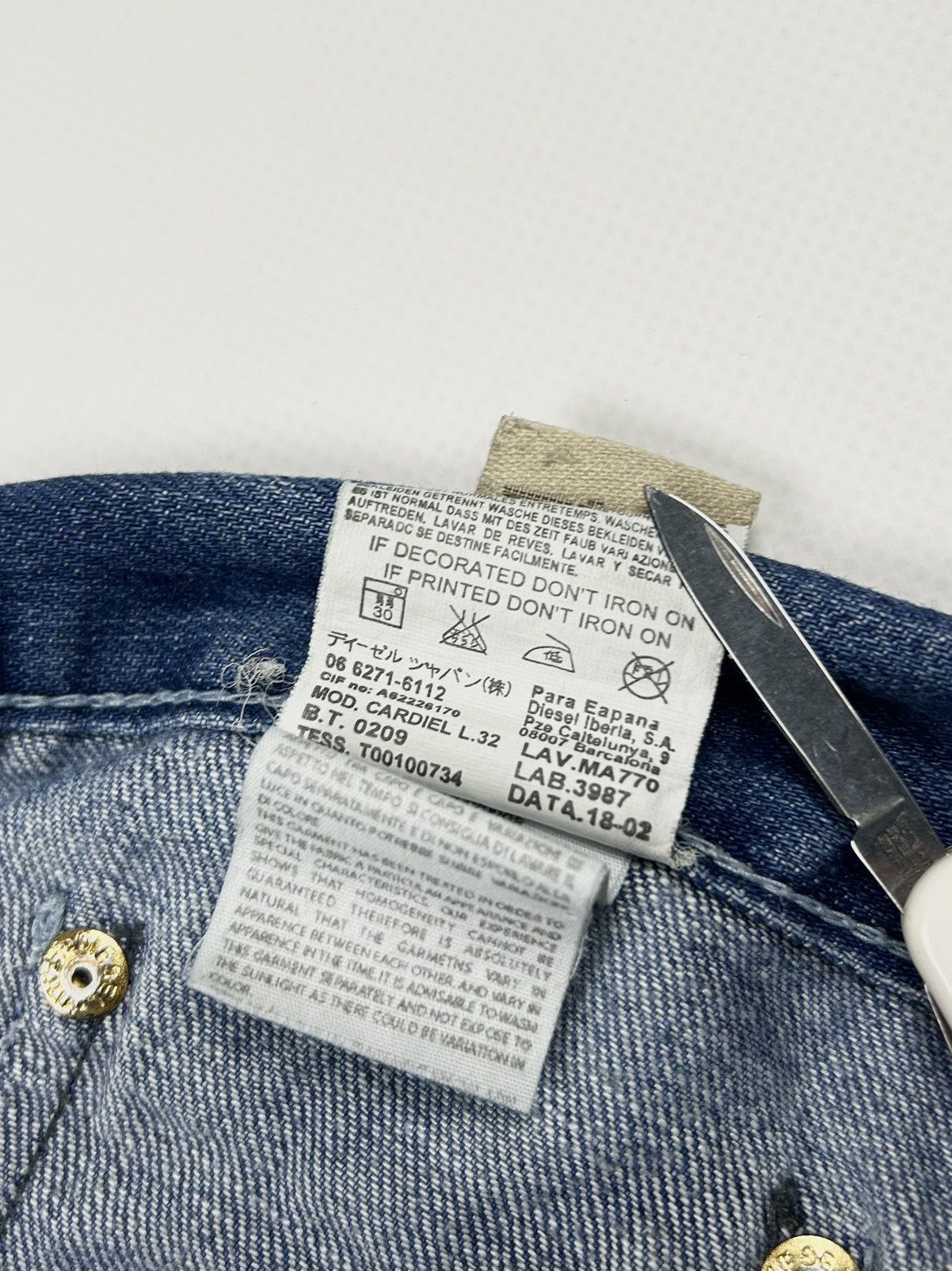 Carhartt × Diesel × JNCO rare Diesel vintage denim workwear shorts y2k Size US 32 / EU 48 - 14 Thumbnail