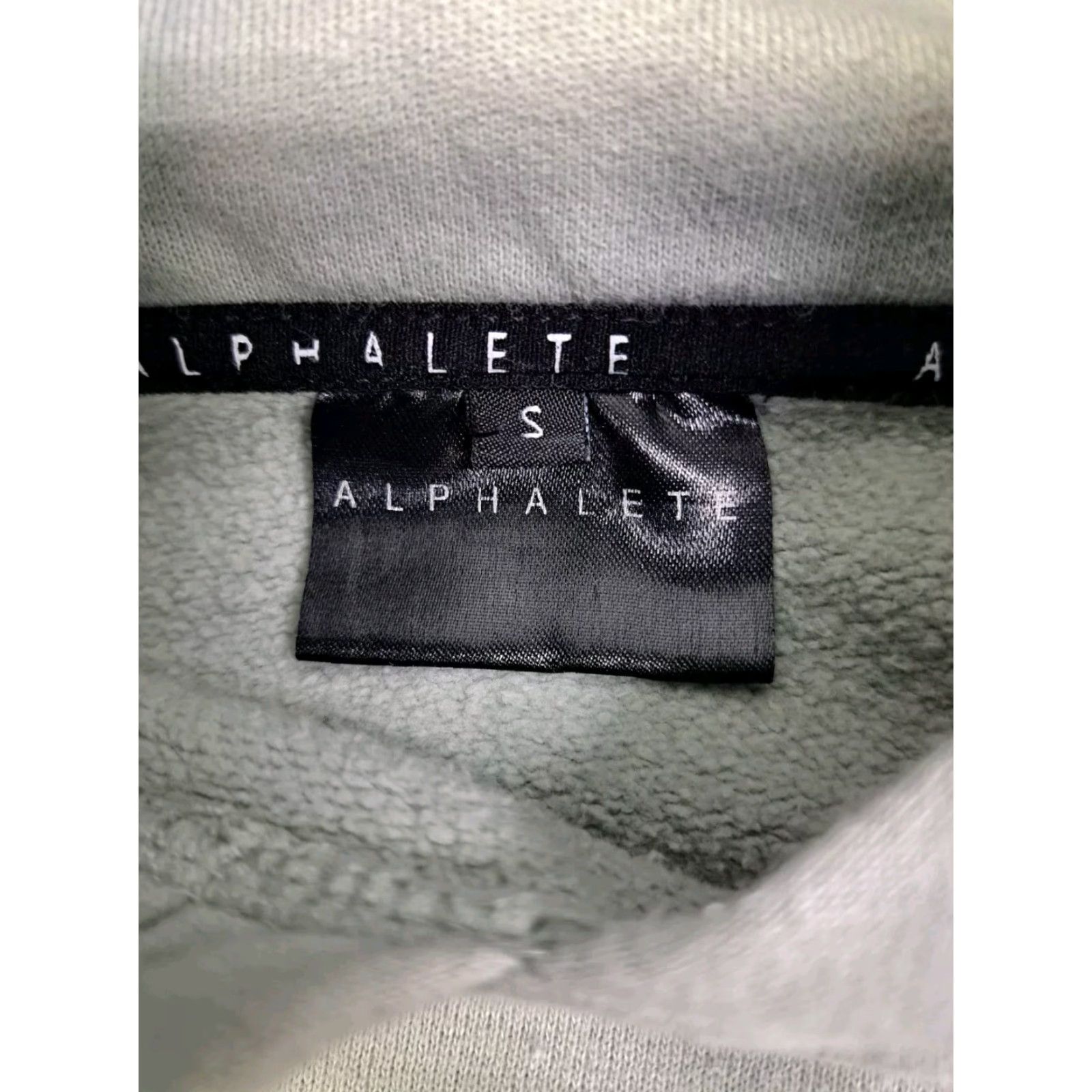 Vintage ALPHALETE Men’s Hoodie Long Sleeve Gray Small Crew Neck Pullover with Pockets Logo Sports All Seasons Regular Fit Size US S / EU 44-46 / 1 - 2 Thumbnail