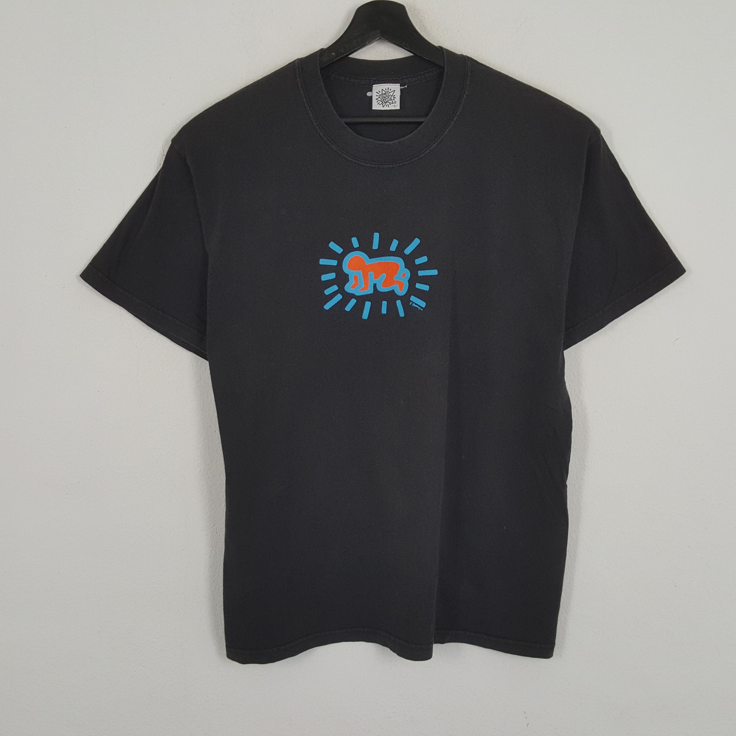 KEITH HARING Pop Shop Center Design Streetwear Tshirt