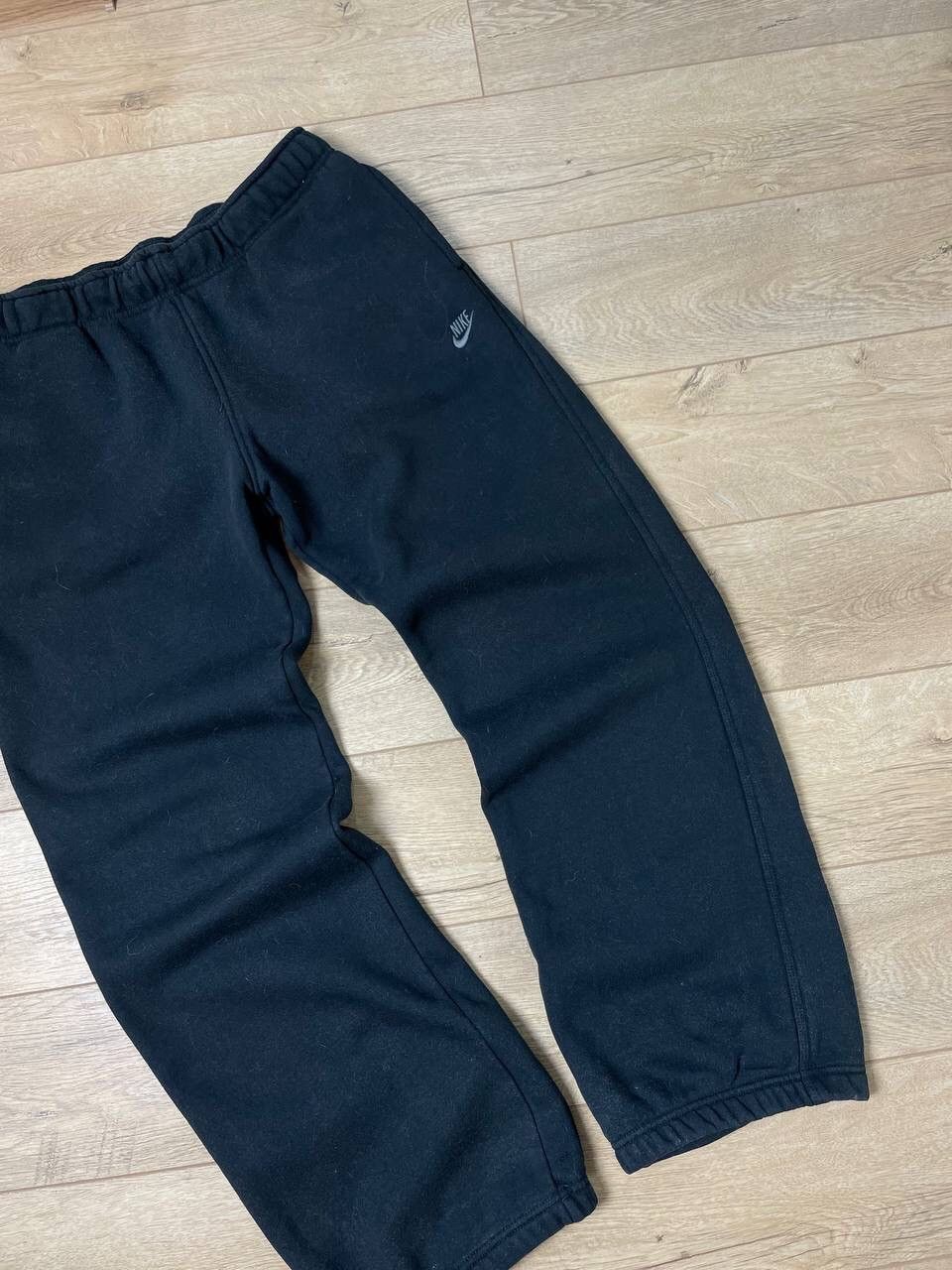 Nike × Vintage Vintage Nike 90’s Y2K Style Black Drill Sweatpants Rap Pants Size US 34 / EU 50 - 5 Thumbnail