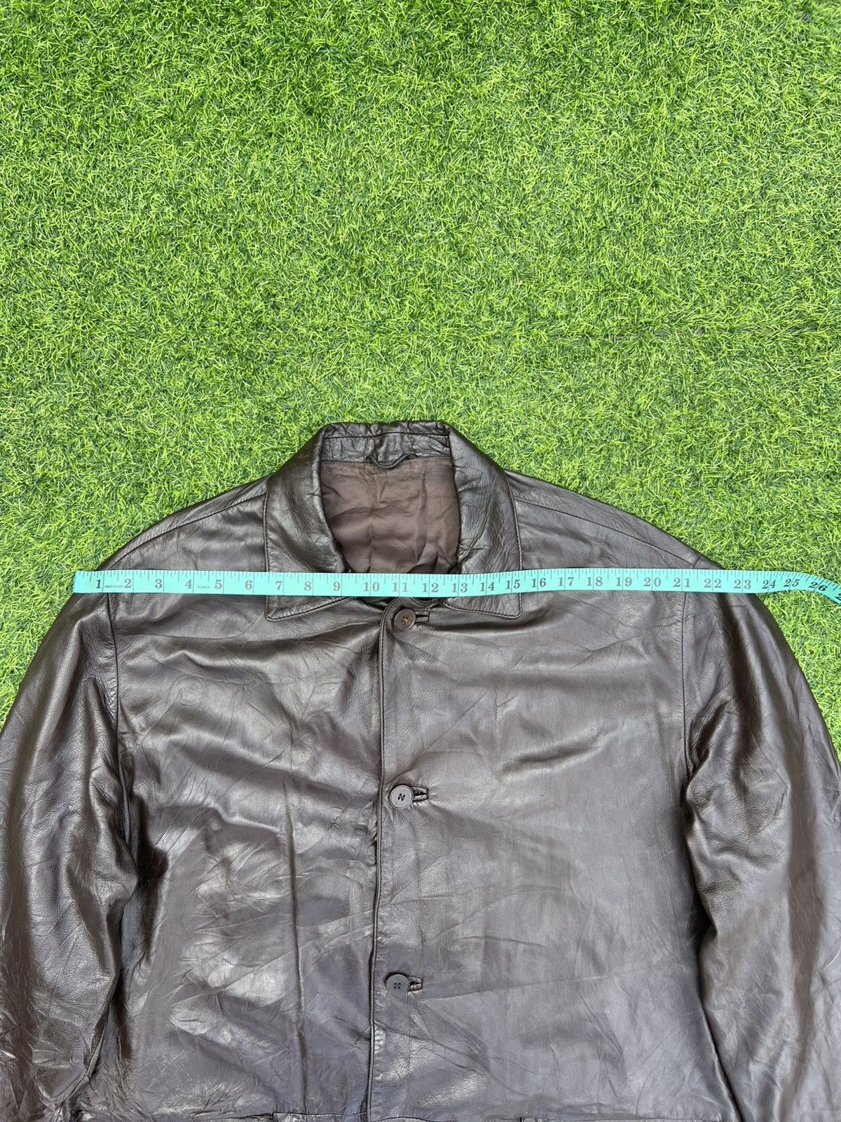 Lanvin Vintage Lanvin Sports Italian Leather Car Coat - Large Size US L / EU 52-54 / 3 - 9 Thumbnail