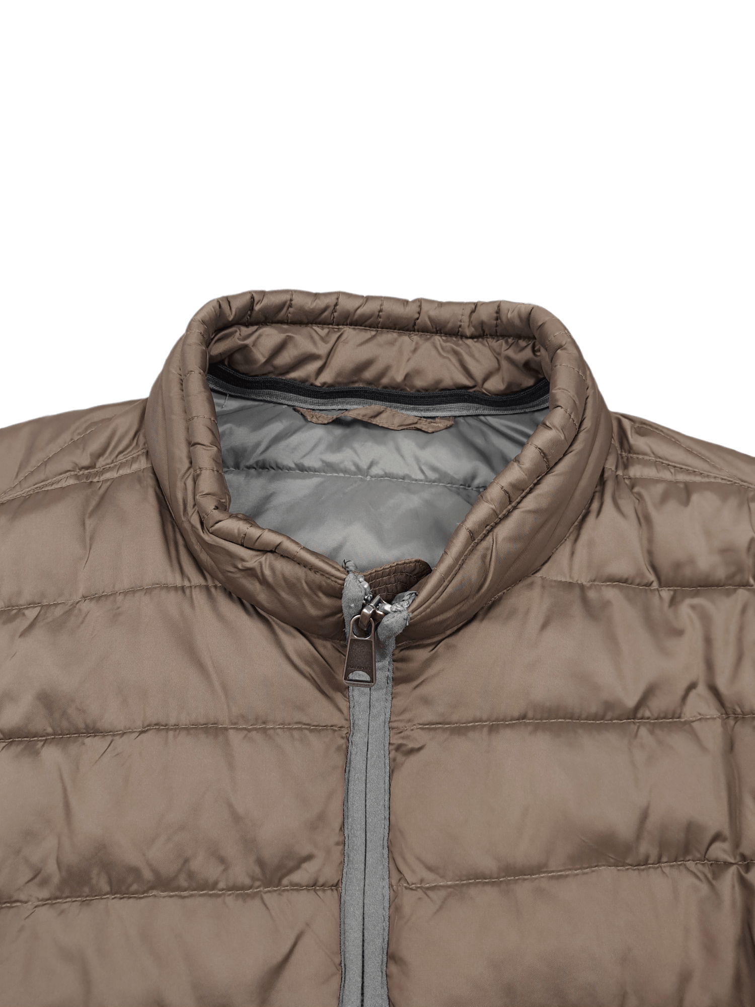 Napapijri × Vintage 💎 Napapijri Brown Outdoor Puffer Light Jacket Size XL Logo Size US XL / EU 56 / 4 - 5 Thumbnail