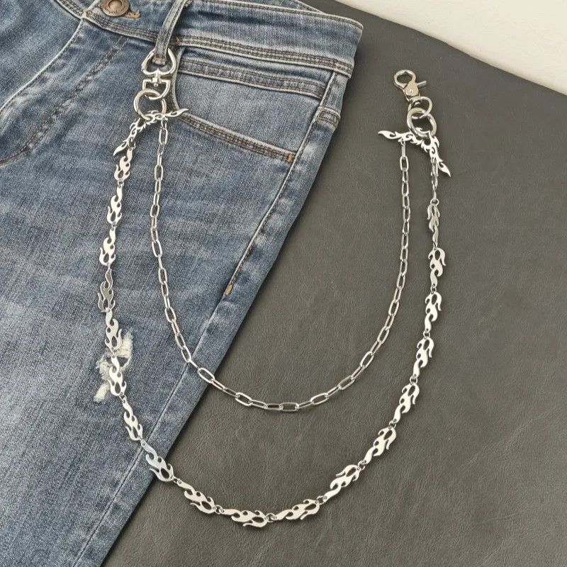 Japanese Brand × Jewelry Flaming Angel Wings Punk Pants Chain Size ONE SIZE - 4 Thumbnail