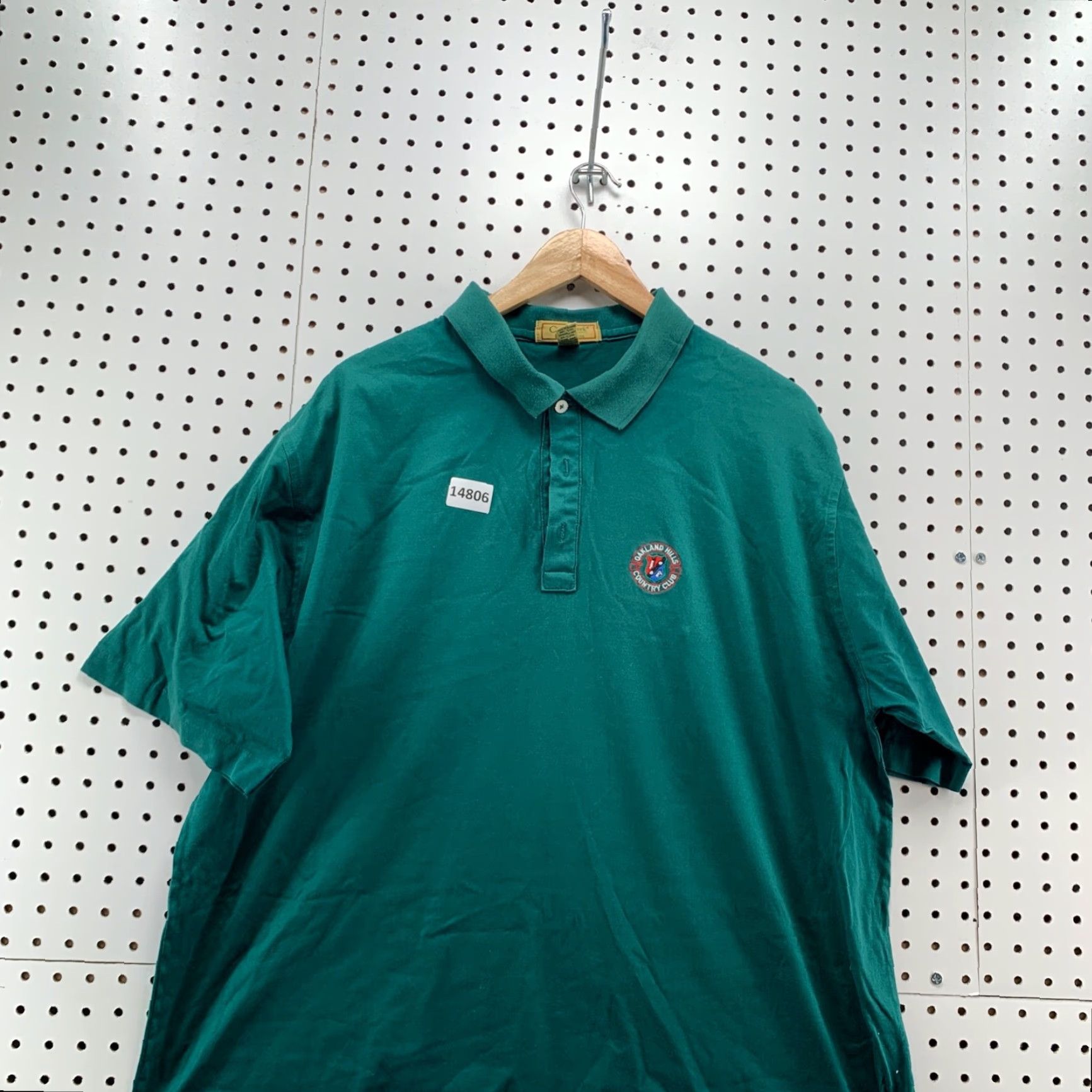 Vintage VINTAGE Cross Creek Polo Shirt Men XL Green 90s PGA Golf Oakland Hills Large Cotton Size US XL / EU 56 / 4 - 4 Thumbnail