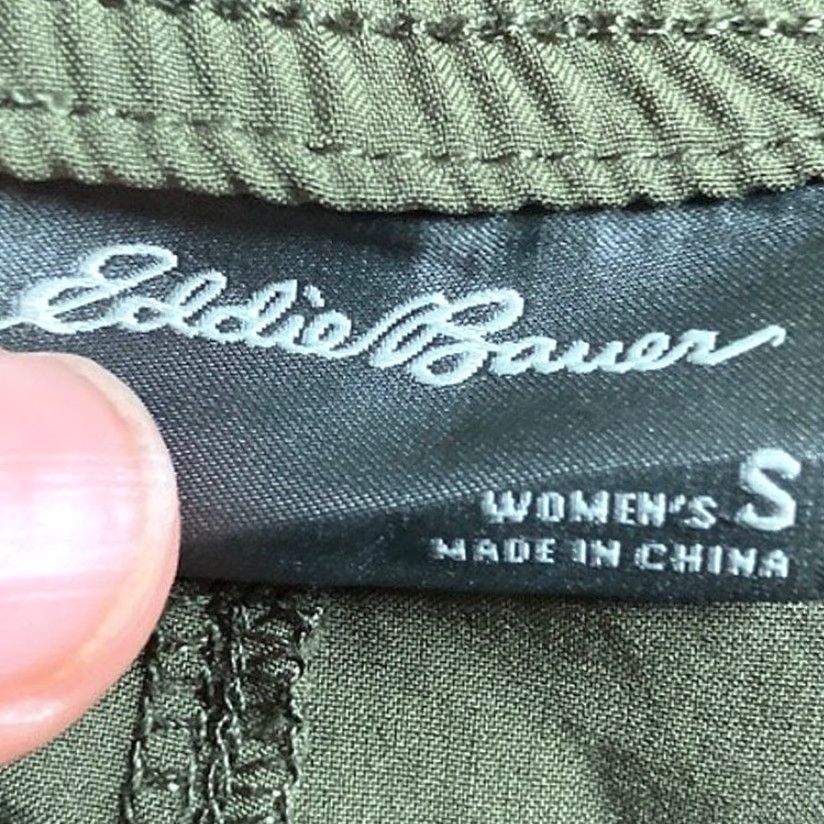 Eddie Bauer VINTAGE Eddie Bauer Womens Pants Green Pull On High Rise Back Slit Pocket Stretch Small Size 30" / US 8 / IT 44 - 4 Thumbnail