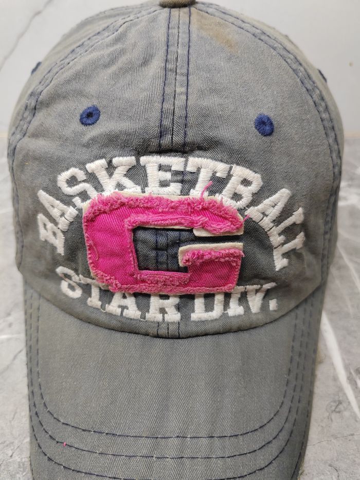 Japanese Brand Vintage Basketball G Star Div Distressed Style Cap Hat Size ONE SIZE - 3 Thumbnail