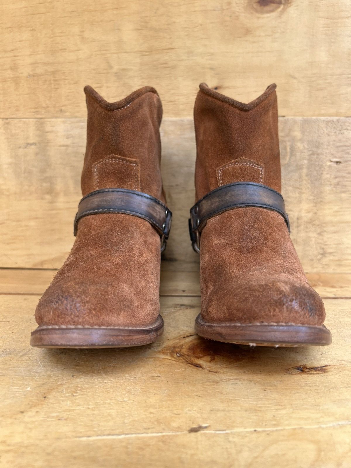 FREEBIRD Freebird By Steven SPIRIT Brown Leather Suede Western Boots Size US 6 / IT 36 - 5 Thumbnail