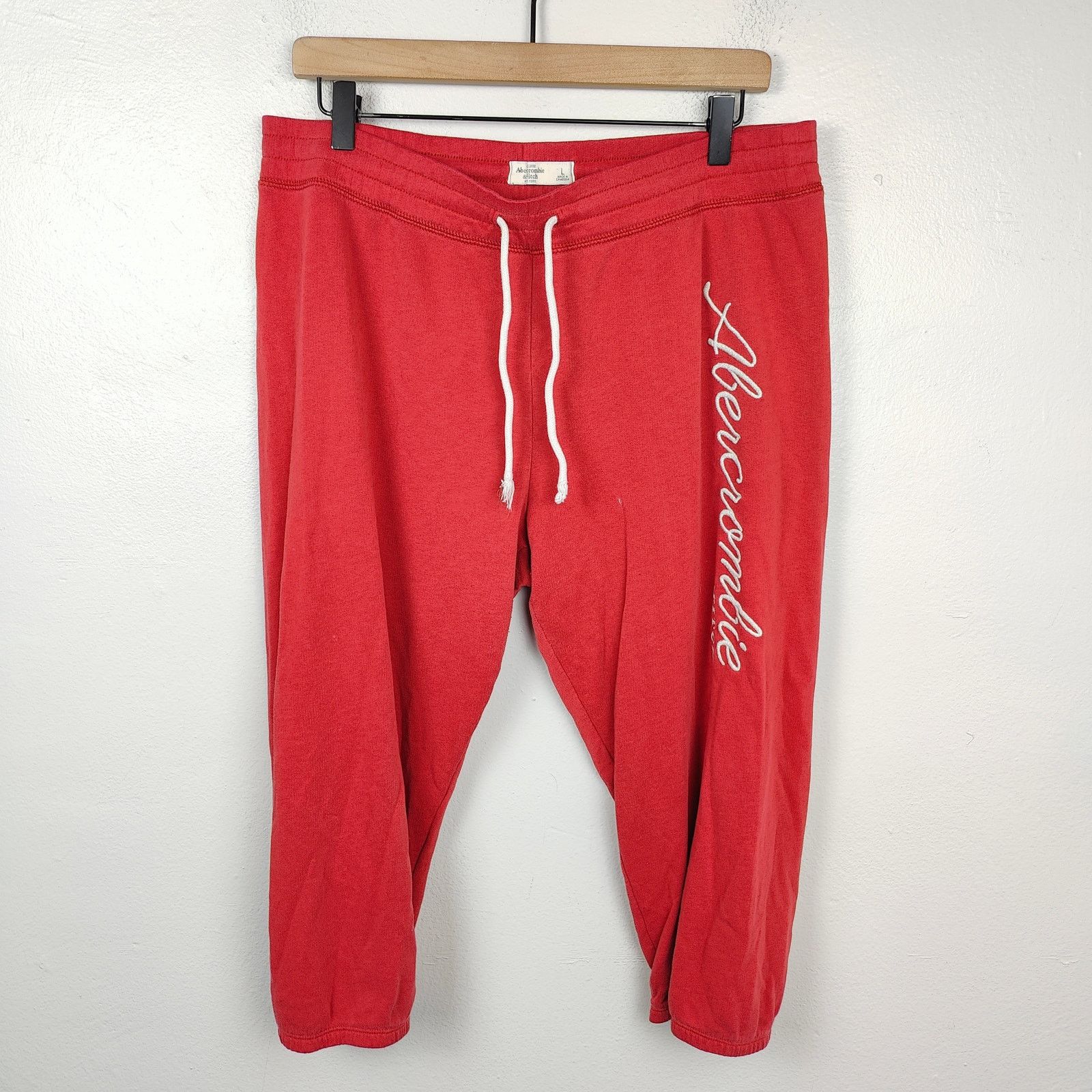 Other Vintage Y2K Abercrombie & FItch Capri Sweatpants Large Size 32" / US 10 / IT 46 - 1 Thumbnail