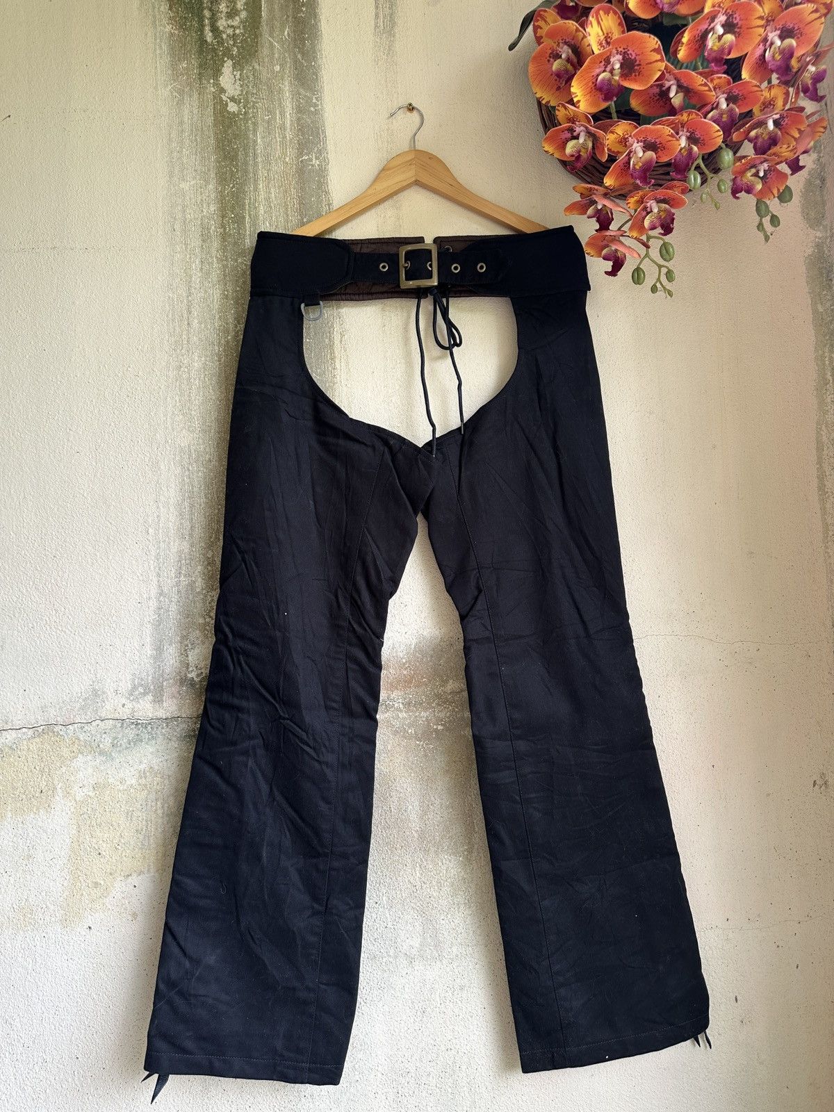 Japanese Brand ✨Steals✨ Skull Flight Pant Rare Desing Punk Size US 32 / EU 48 - 2 Thumbnail