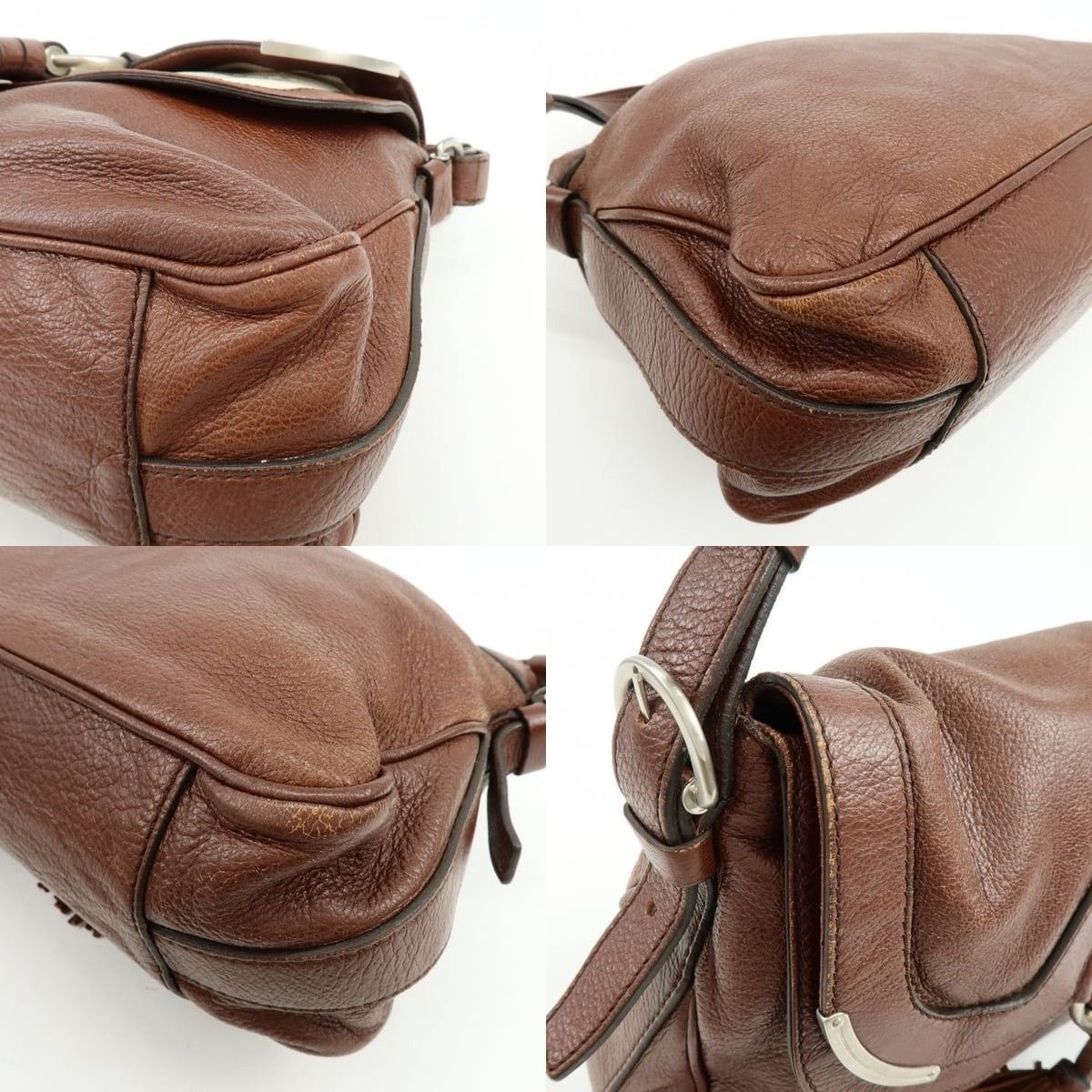 Celine Celine Tassel Leather Shoulder Bag Brown Size ONE SIZE - 5 Thumbnail