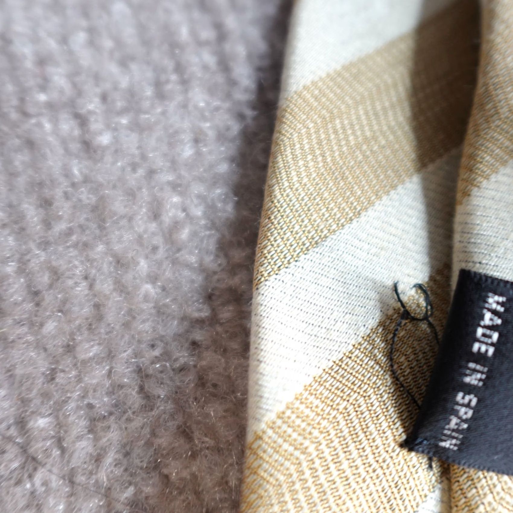 Celine CELINE Mens Tie Yellow Striped Jacquard Silk Made in Spain One Size Size ONE SIZE - 5 Thumbnail