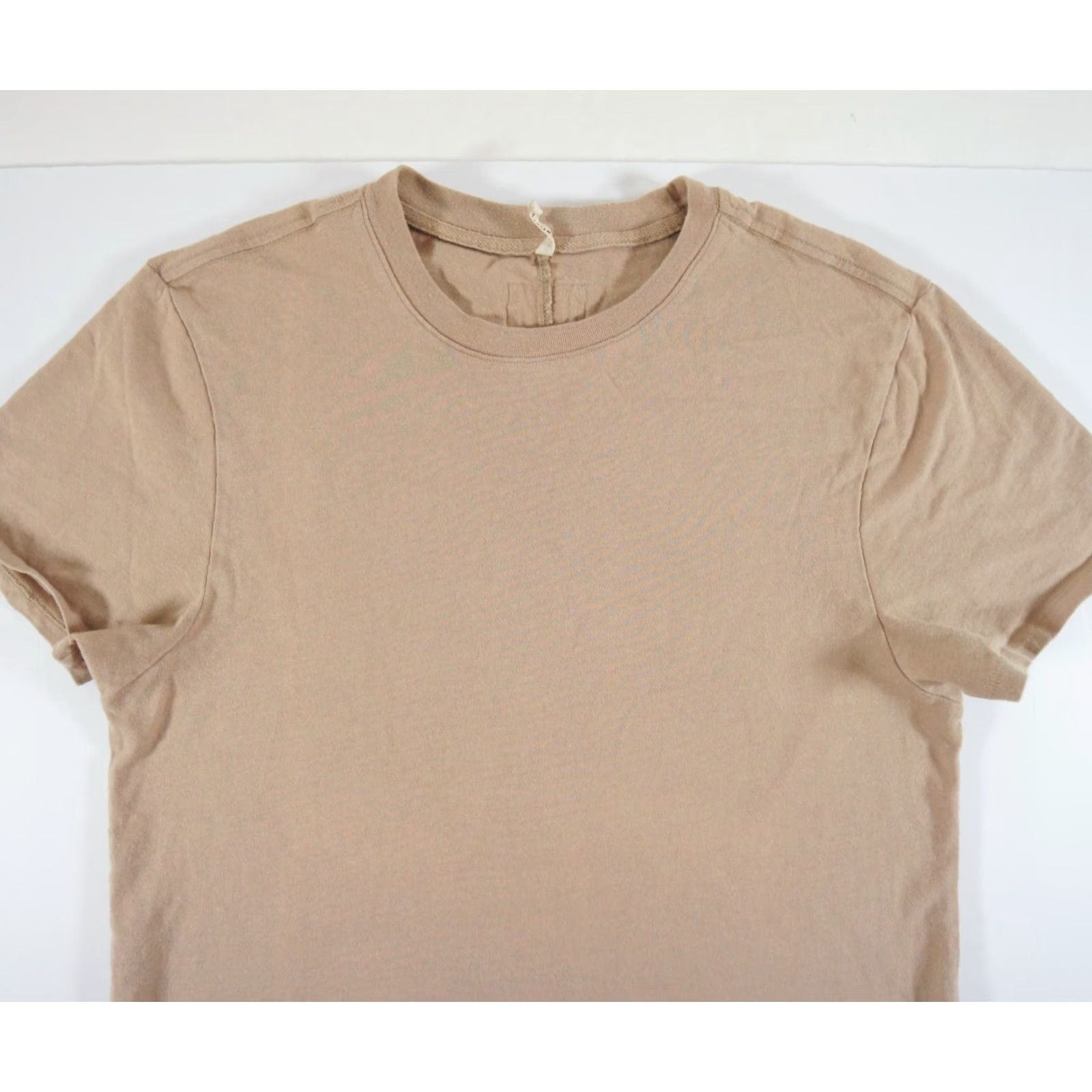 Fear of God Fear of God Essentials T-Shirt Mens Small Beige Crew Neck Short Sleeve Split Hem Streetwear Solid Logo Size US S / EU 44-46 / 1 - 2 Thumbnail