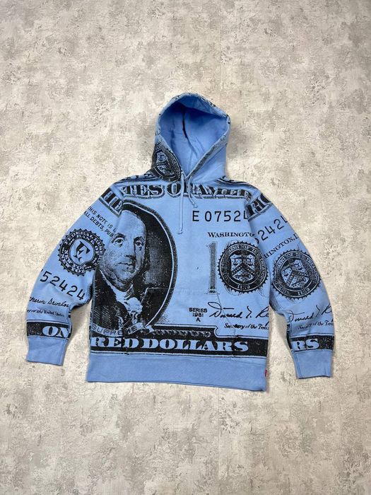 Supreme store dollar hoodie